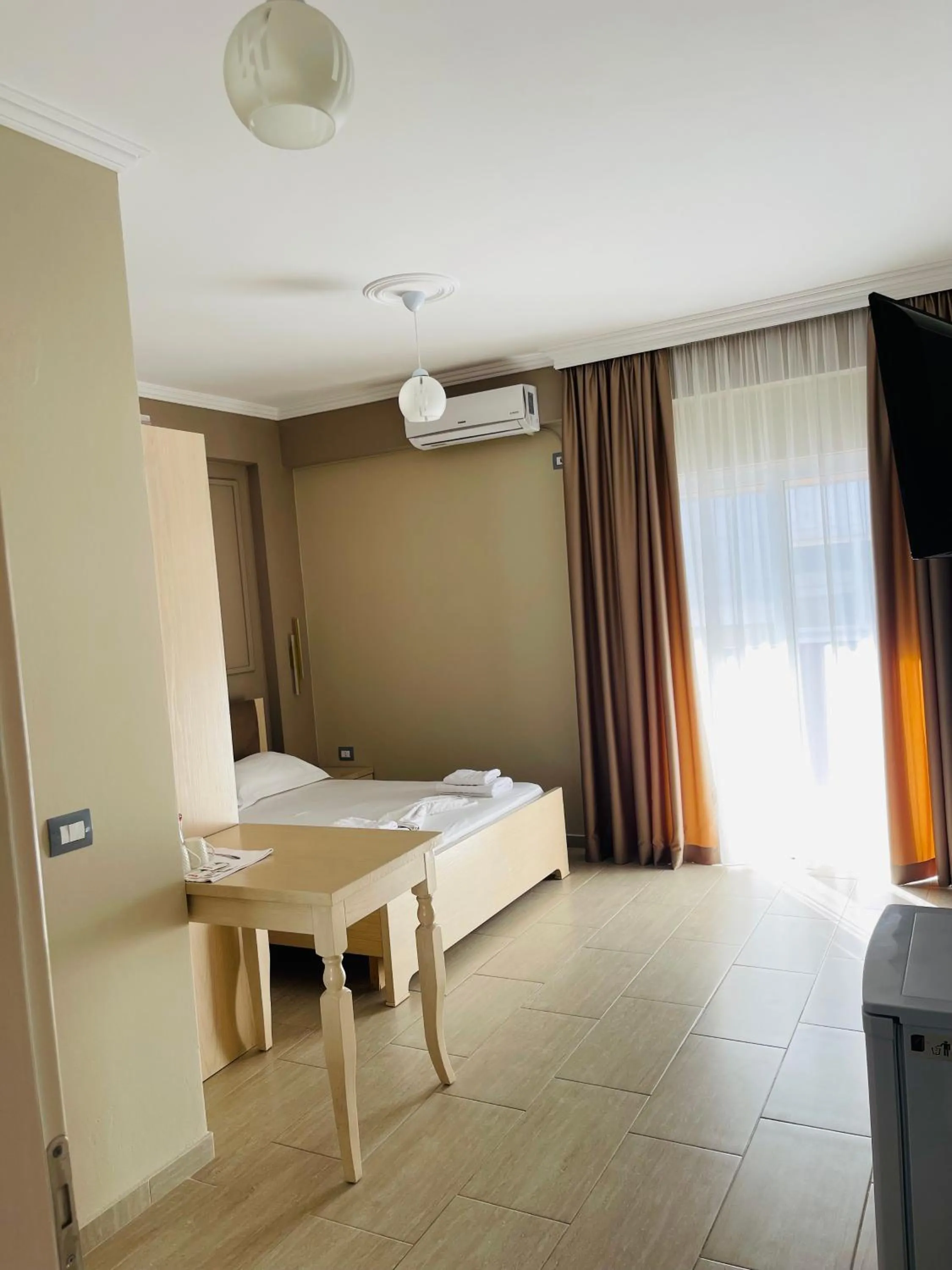 Bed in Durmishi Rooms & Apartments & Beach