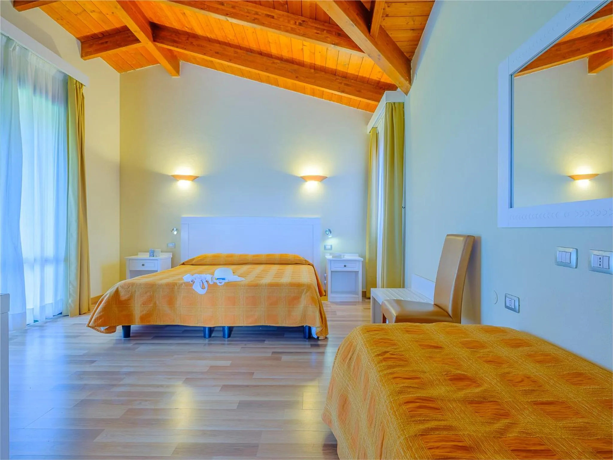 Bed in Villa Barbarina Nature Resort