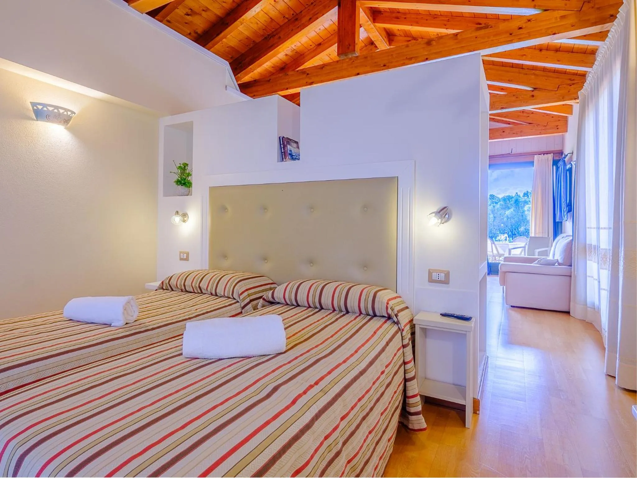 Bed in Villa Barbarina Nature Resort