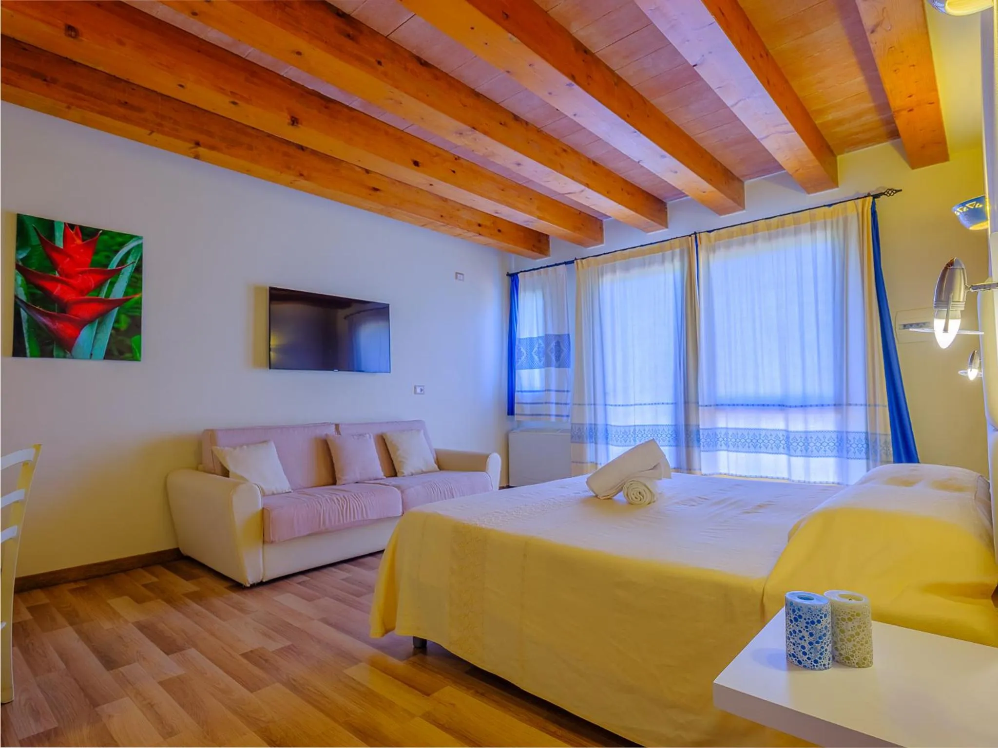 Bed in Villa Barbarina Nature Resort