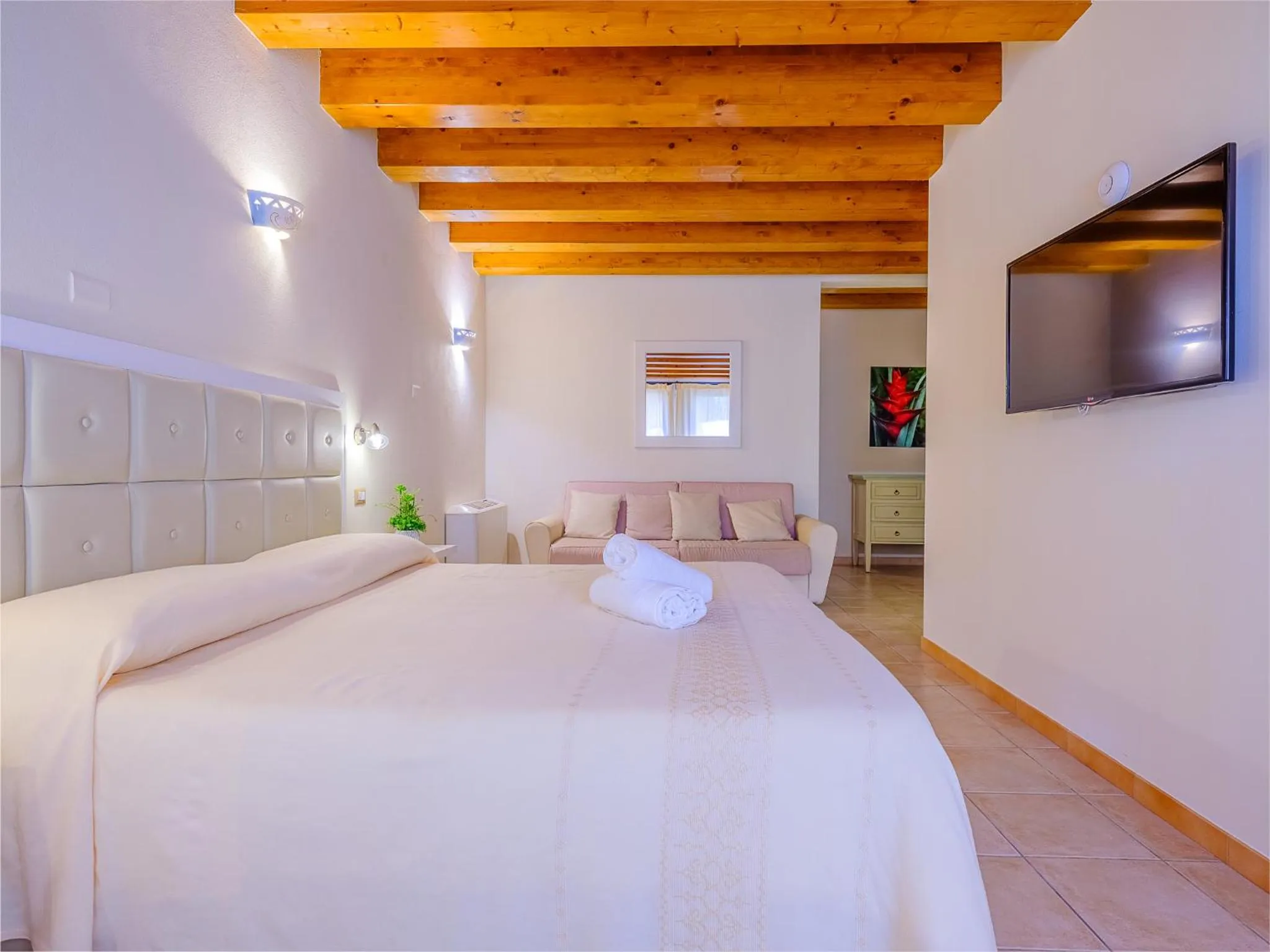 Bed in Villa Barbarina Nature Resort