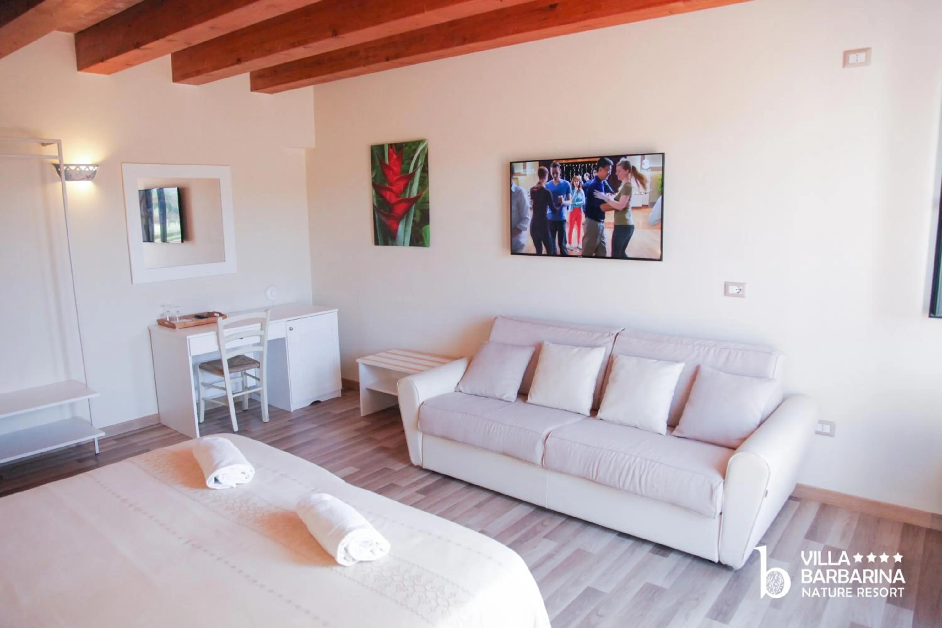 Bedroom, Bed in Villa Barbarina Nature Resort