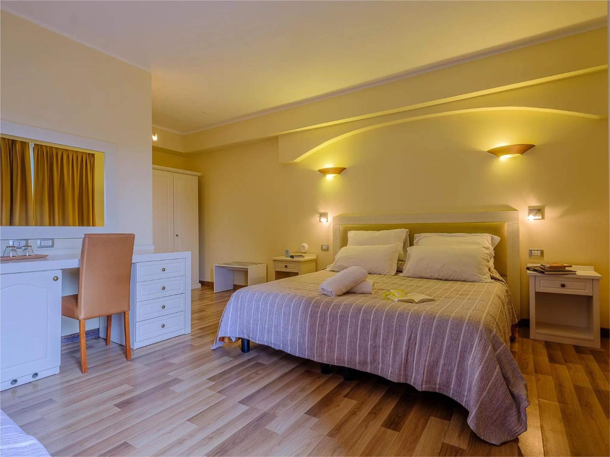 Bed in Villa Barbarina Nature Resort