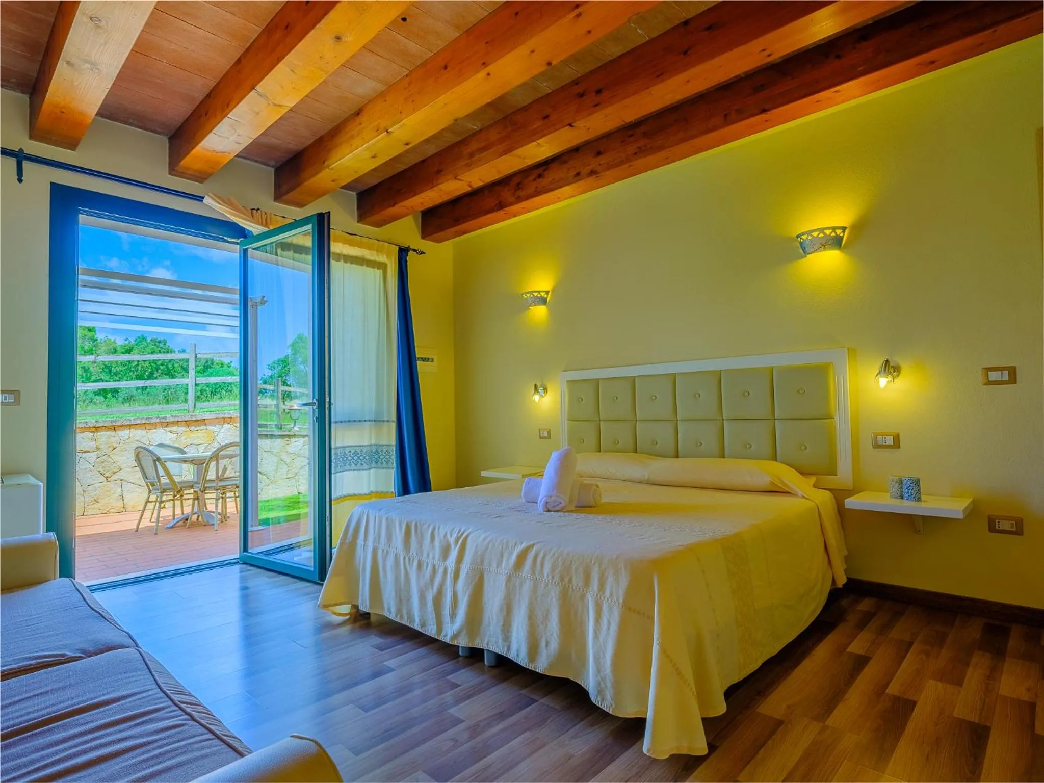 Bed in Villa Barbarina Nature Resort