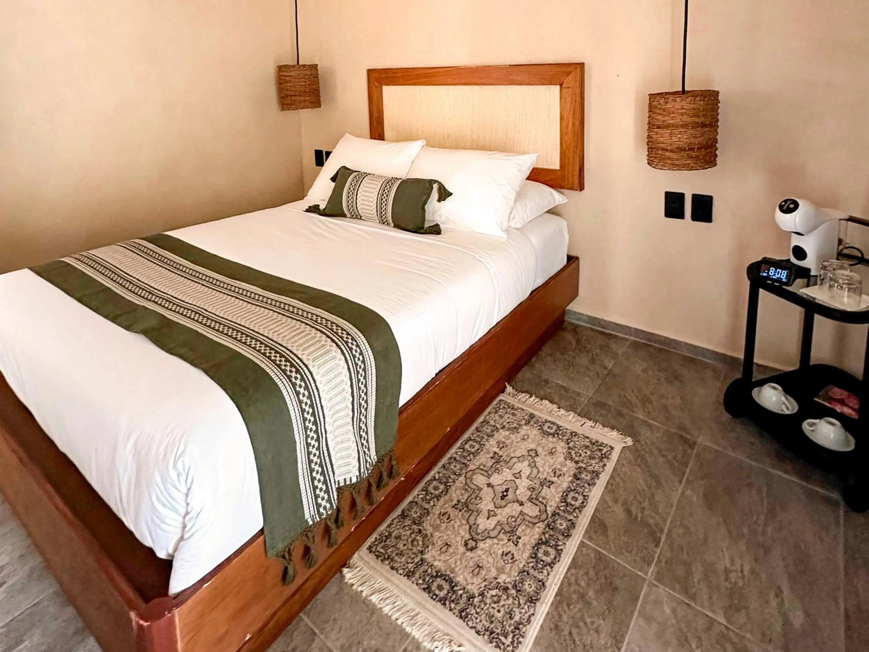 Bedroom, Bed in Zelune Luxury Lagoon Resort Bacalar - Adults Only