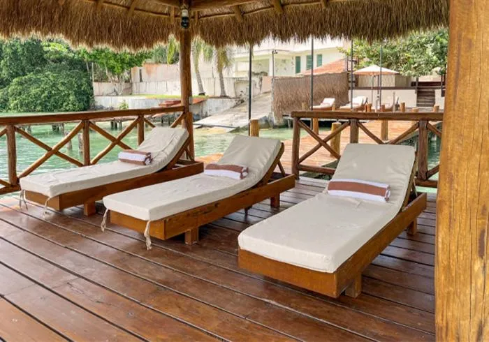 Lake view in Zelune Luxury Lagoon Resort Bacalar - Adults Only