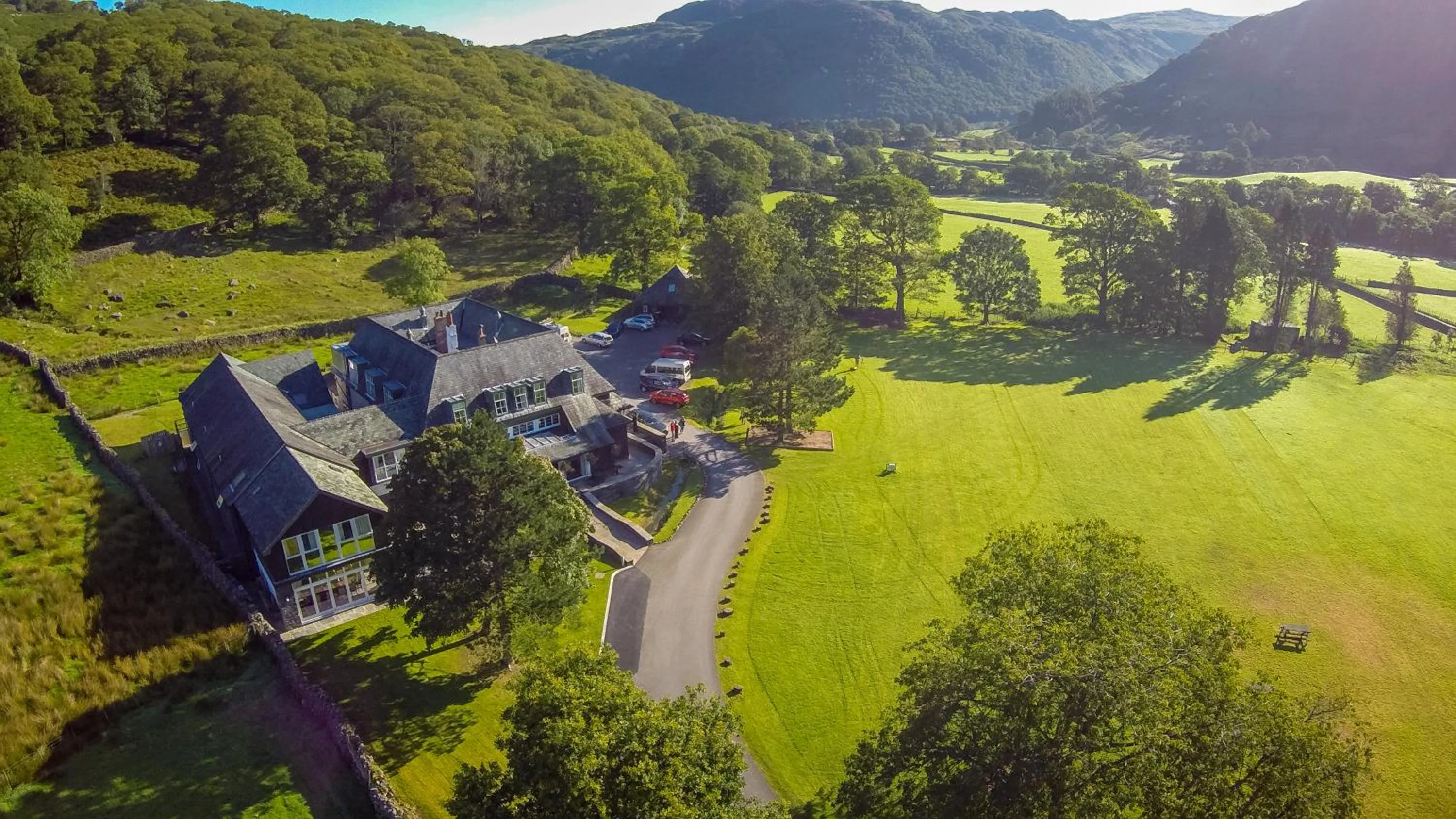 Bird's eye view in Glaramara Hotel