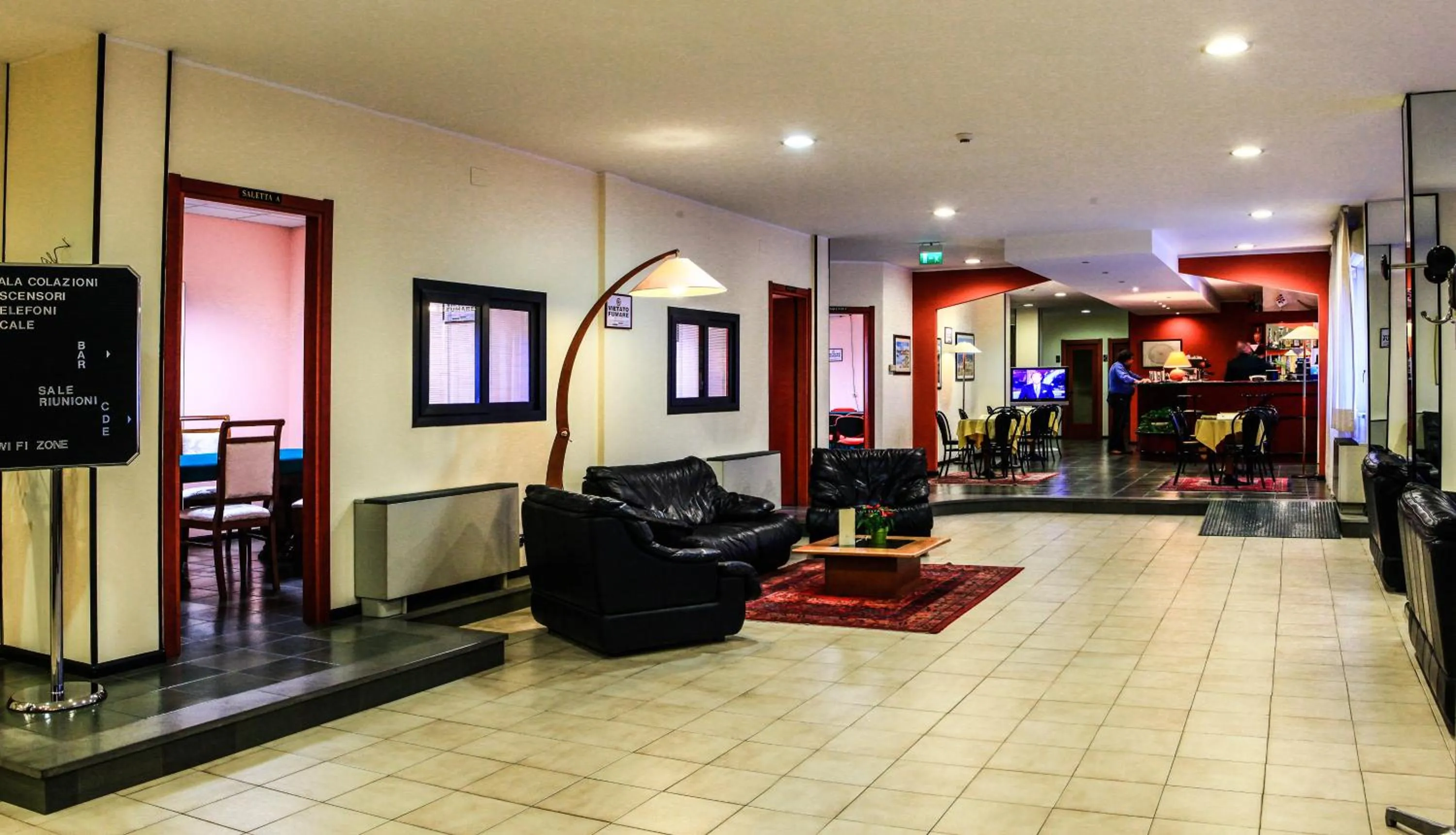 Lounge or bar in Hotel Quadrifoglio