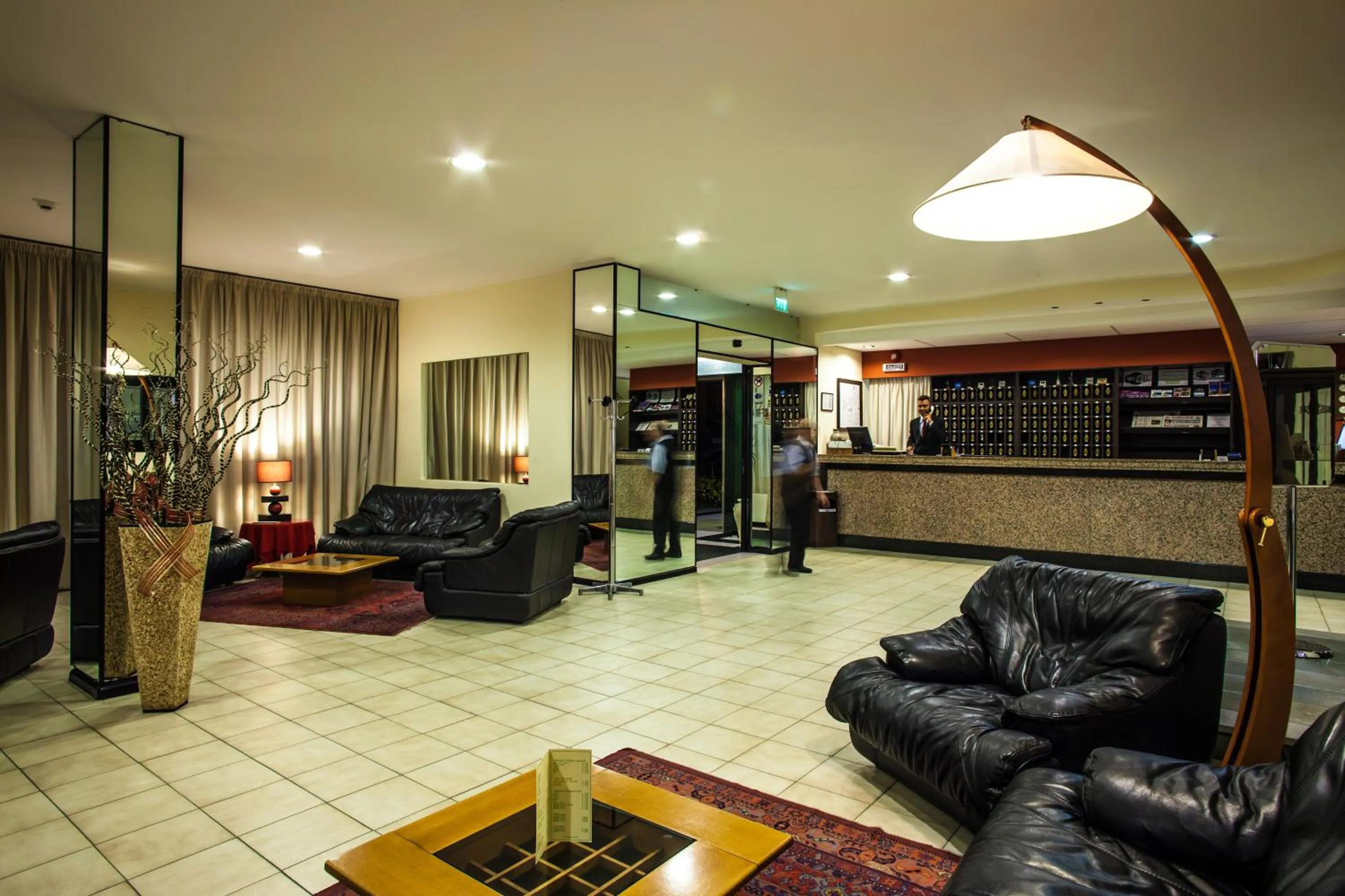 Lobby or reception in Hotel Quadrifoglio