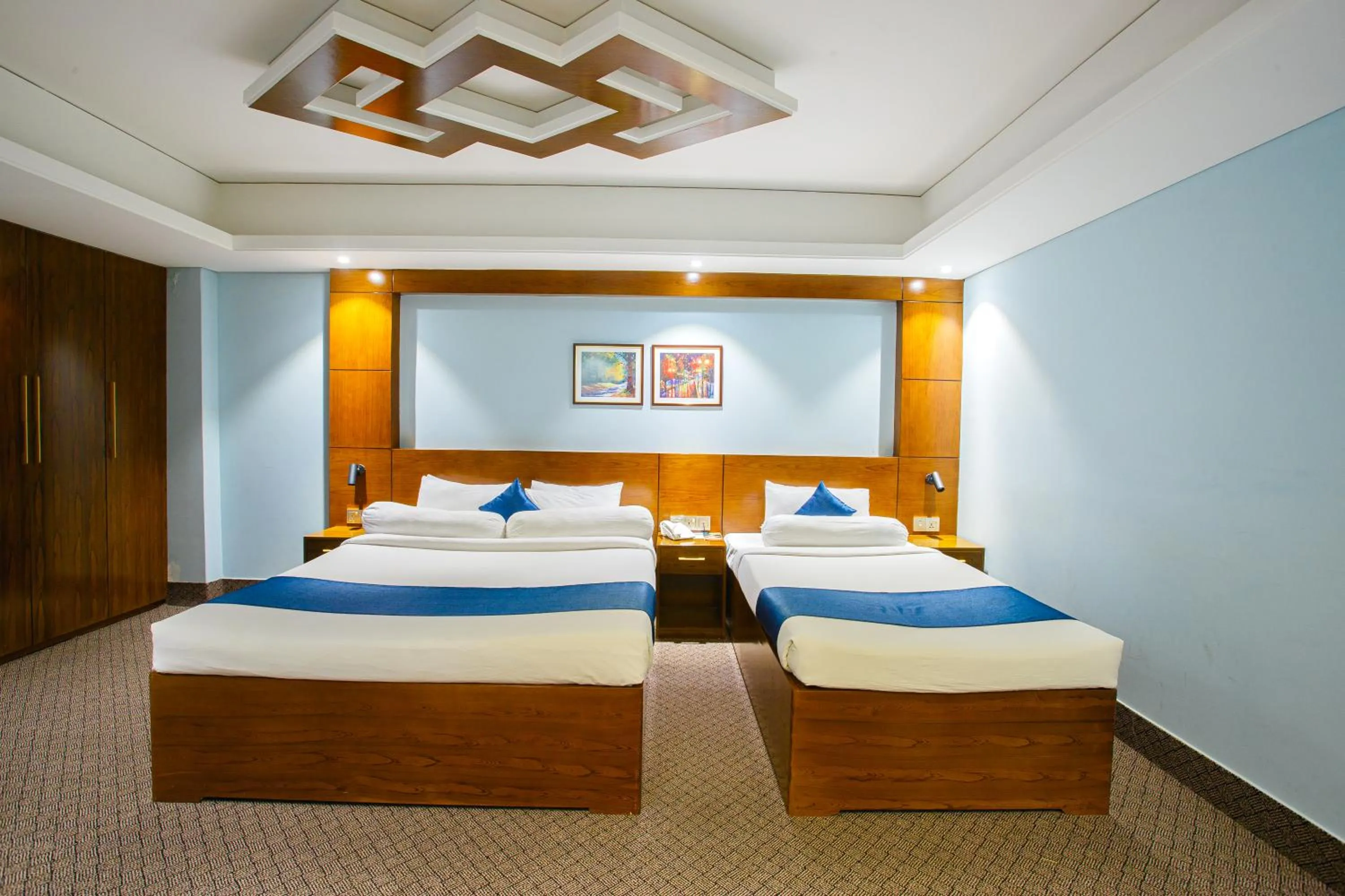 Bed in HOTEL THE CAPITAL LTD.