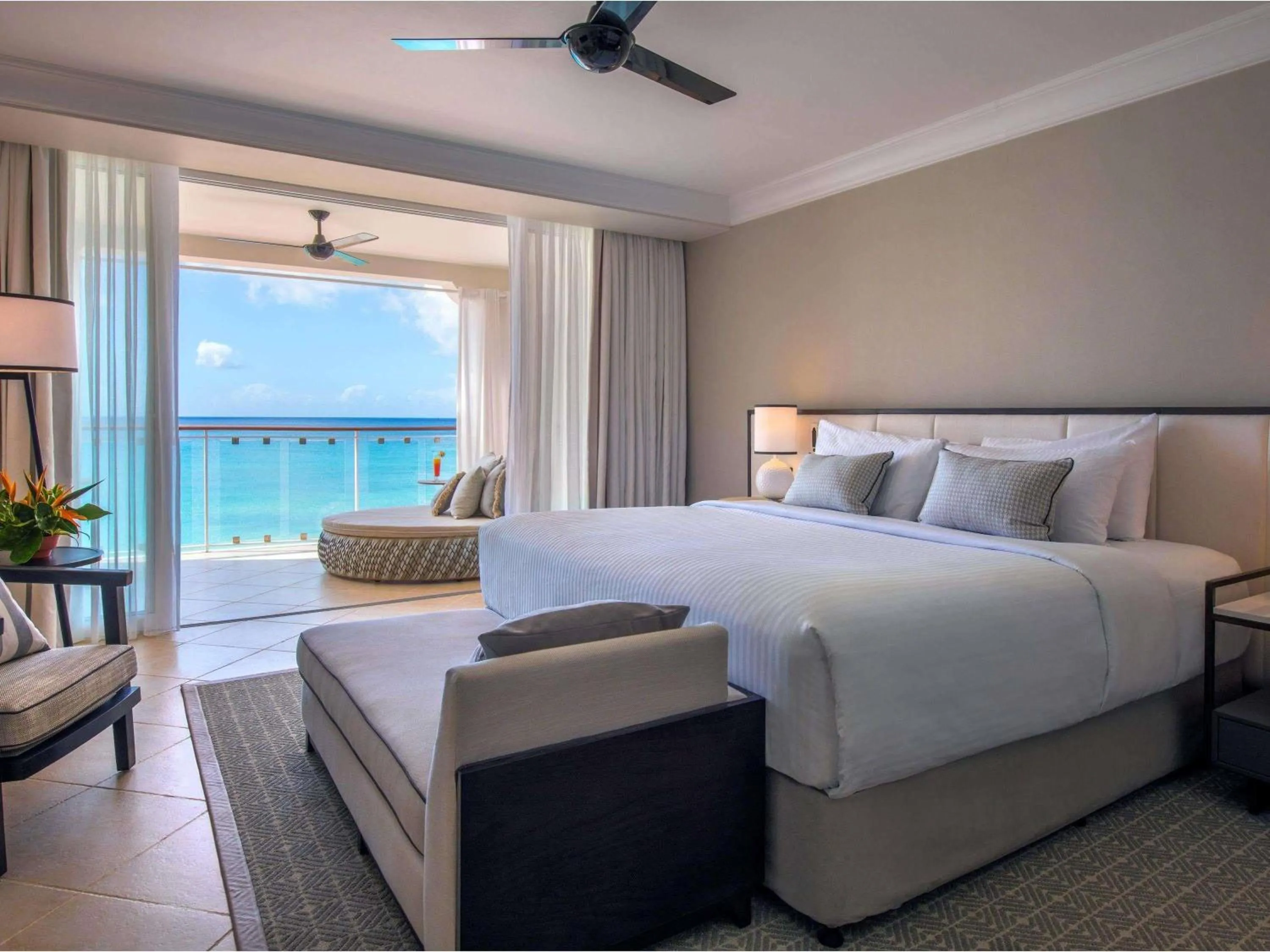 Bedroom, Bed in Fairmont Royal Pavilion Barbados Resort
