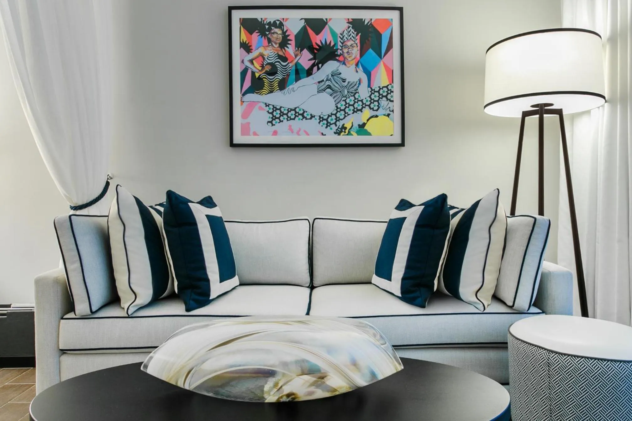 Decorative detail in Fairmont Royal Pavilion Barbados Resort