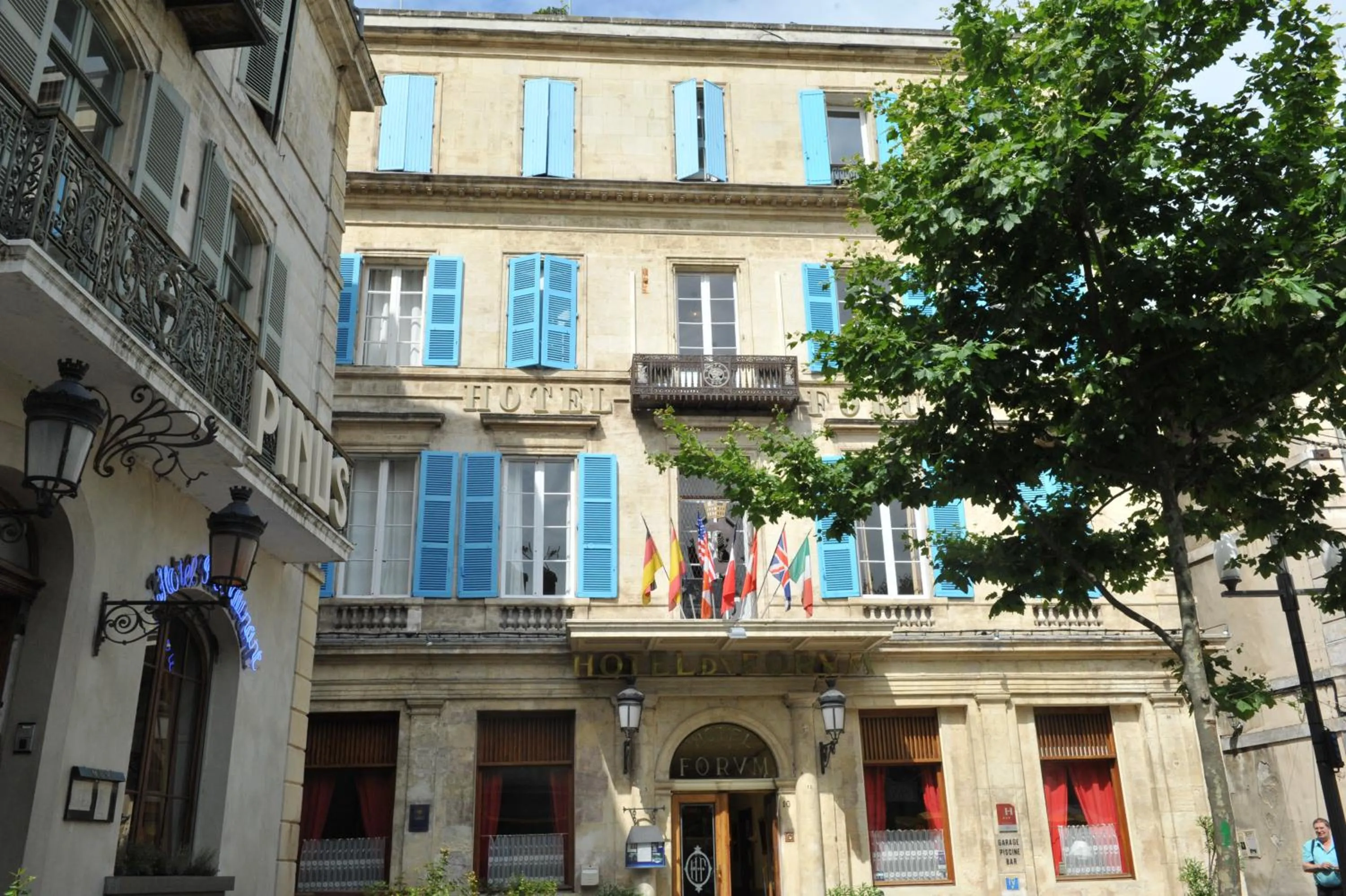 Facade/entrance in Hotel Du Forum