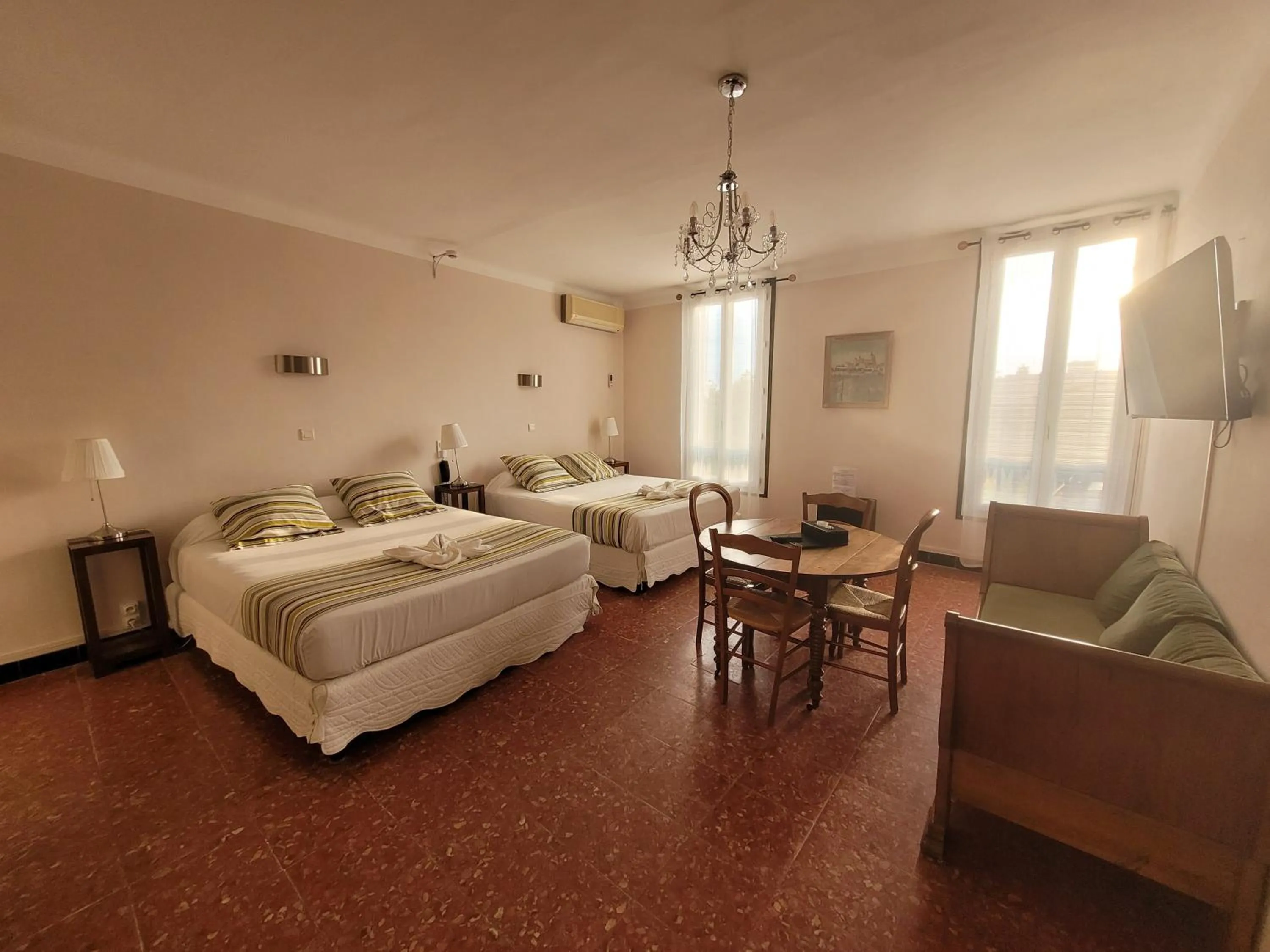 Bed in Hotel Du Forum