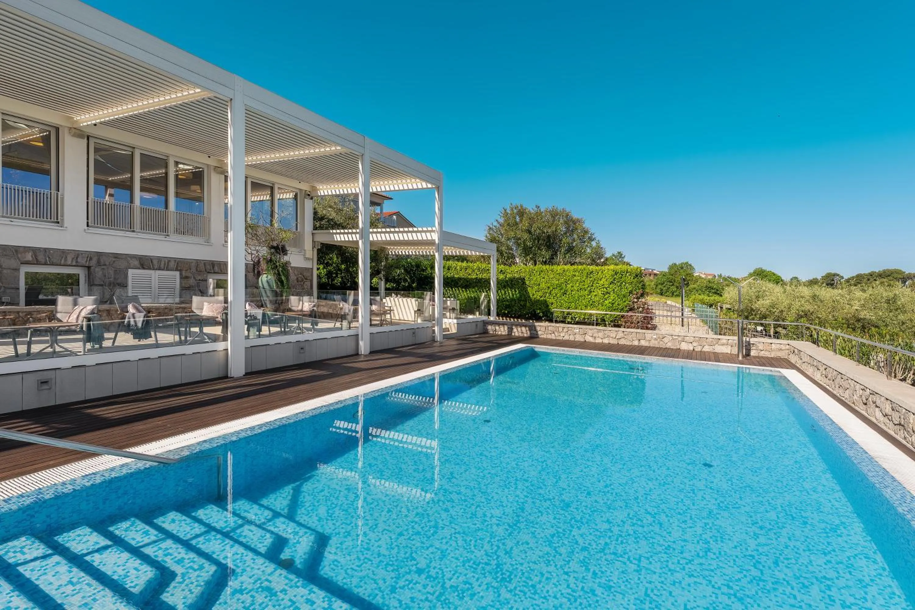 Pool view in Hotel Vila Rova