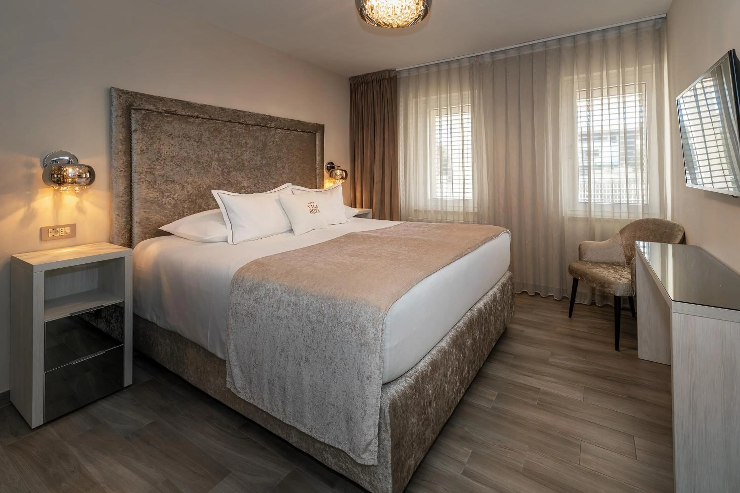 Bedroom, Bed in Hotel Vila Rova