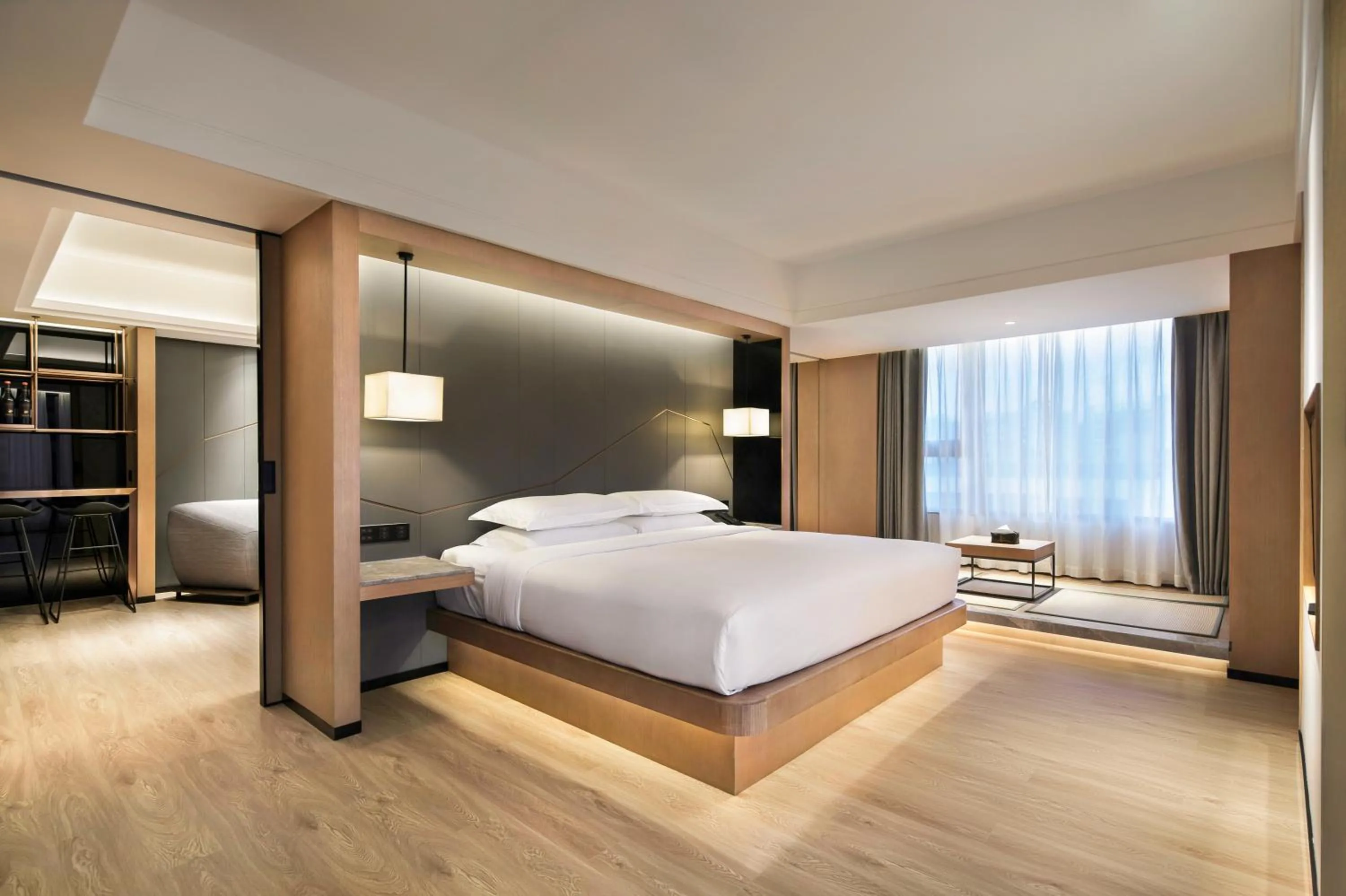 Bed in Haikou S-INN Hotel