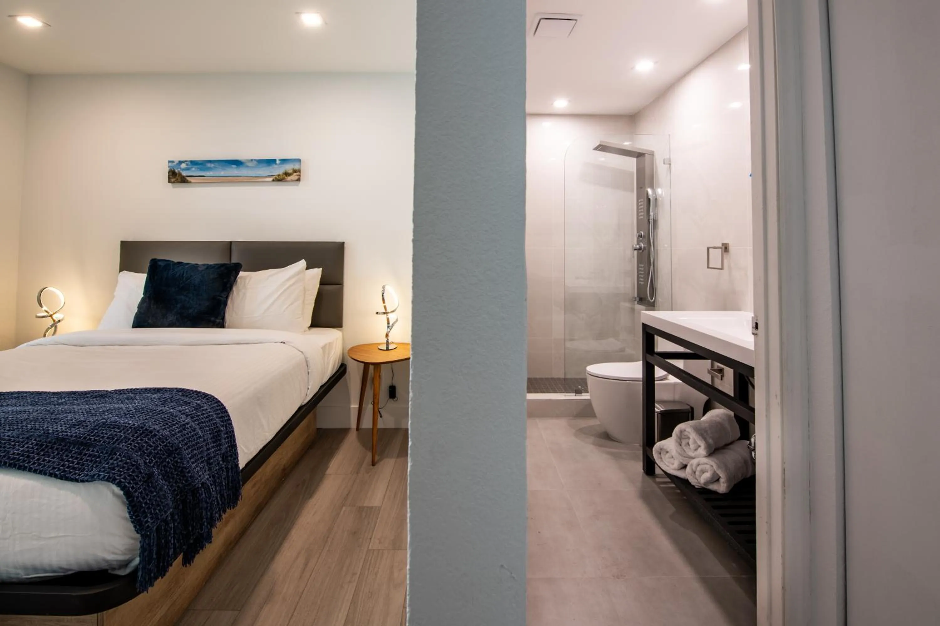 Bed in The Lauderdale Boutique Hotel