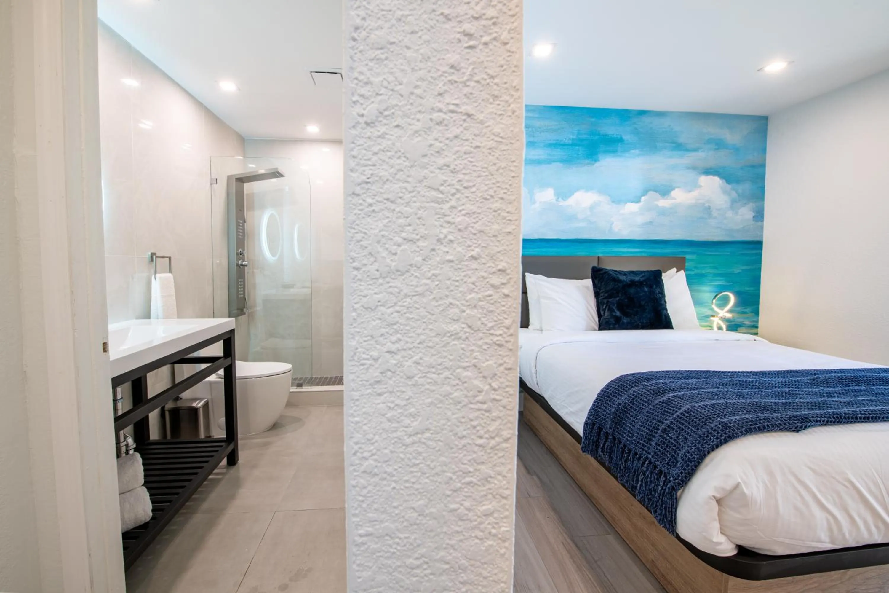 Bed in The Lauderdale Boutique Hotel