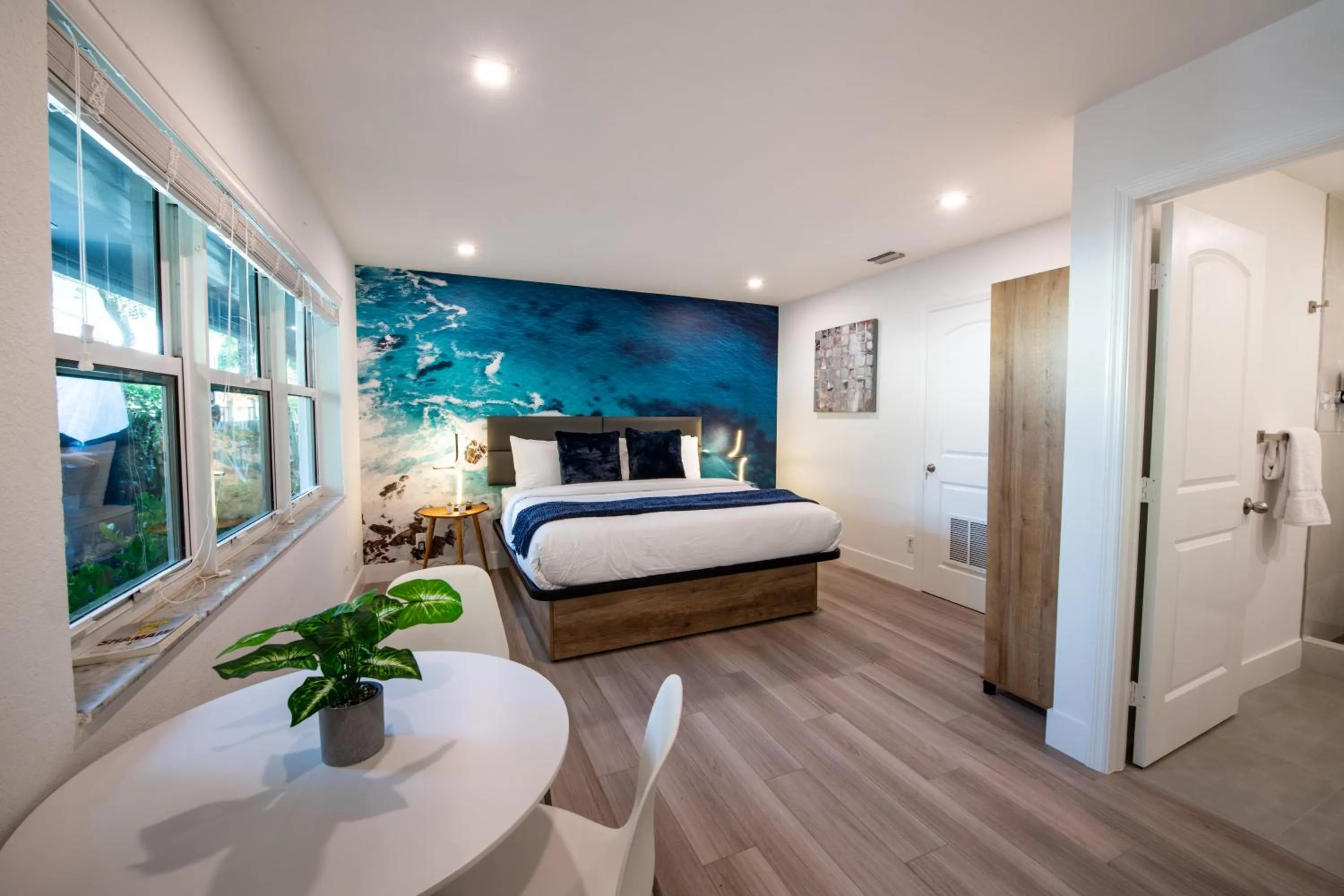 Bed in The Lauderdale Boutique Hotel