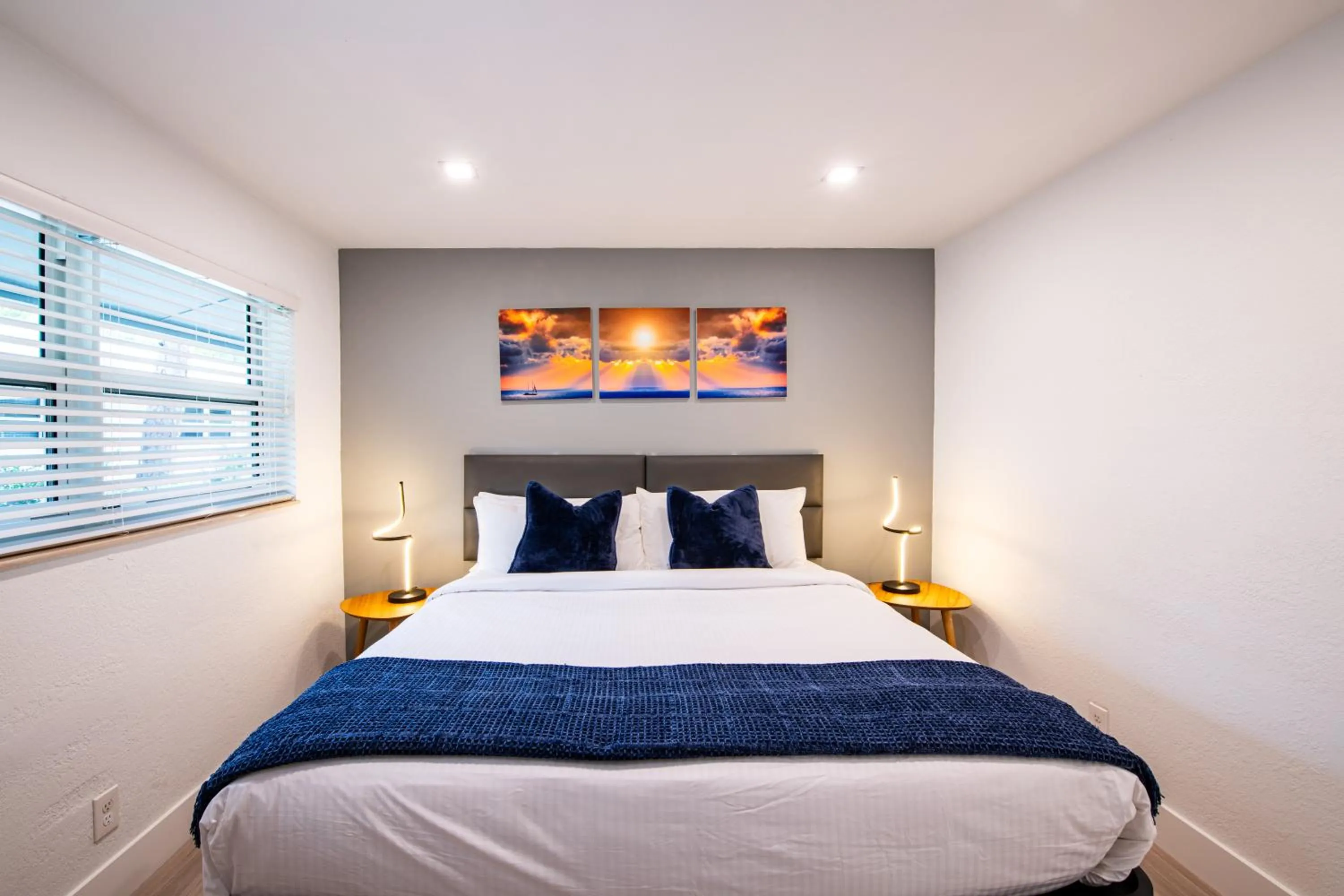 Bed in The Lauderdale Boutique Hotel