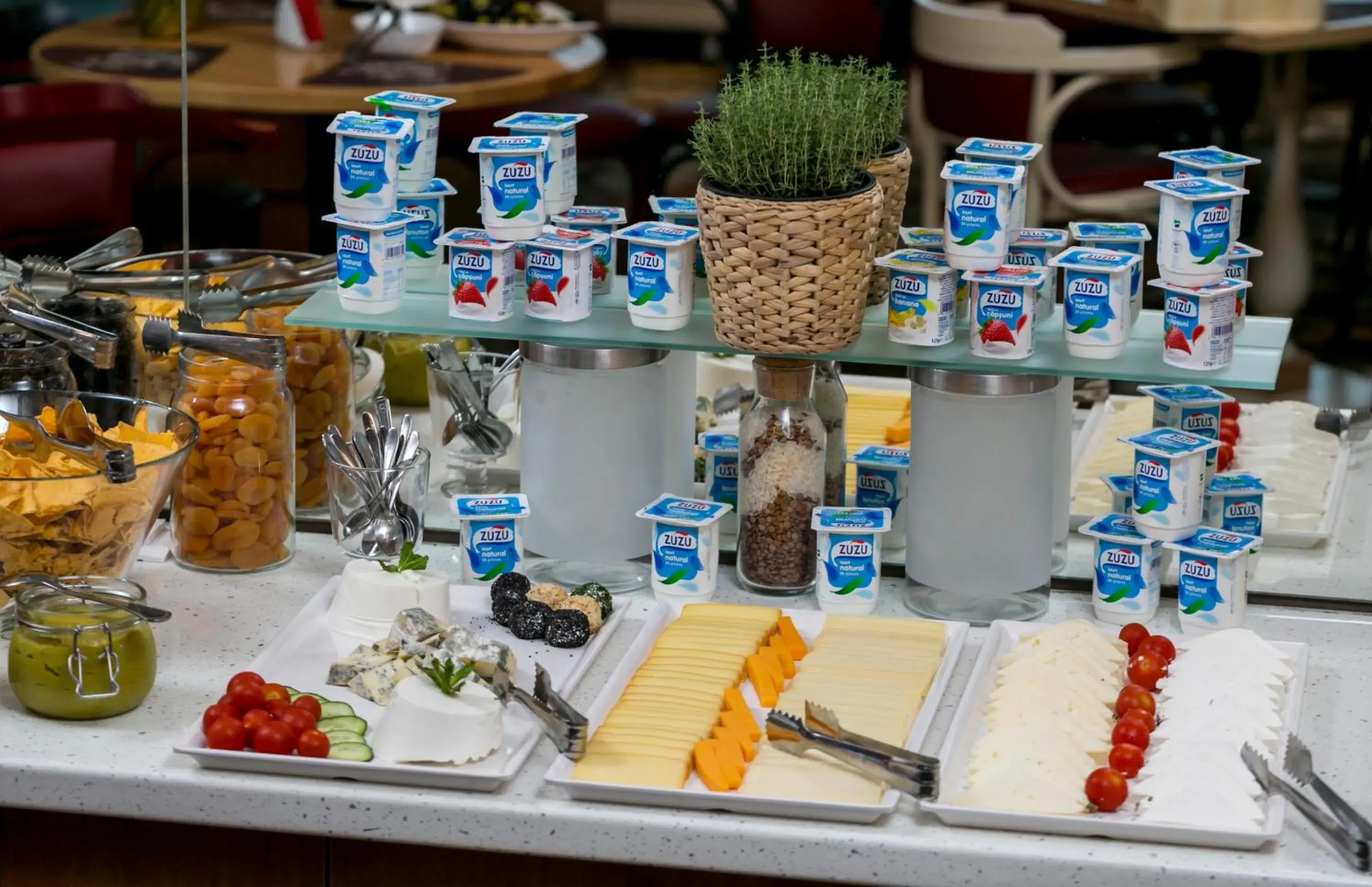 Buffet breakfast in Orhideea Residence & Spa Buffet breakfast in Orhideea Residence & Spa