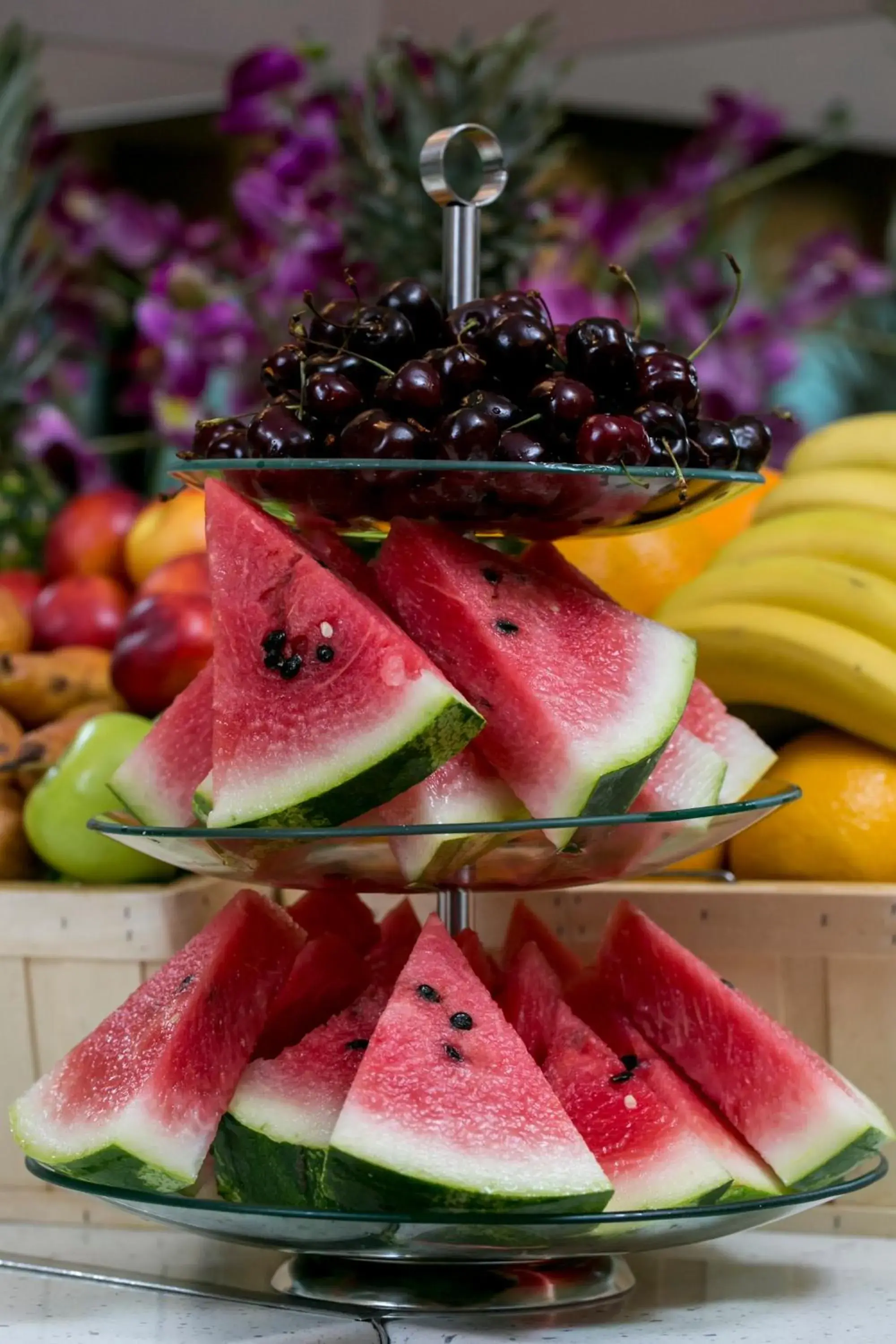 Buffet breakfast in Orhideea Residence & Spa Buffet breakfast in Orhideea Residence & Spa