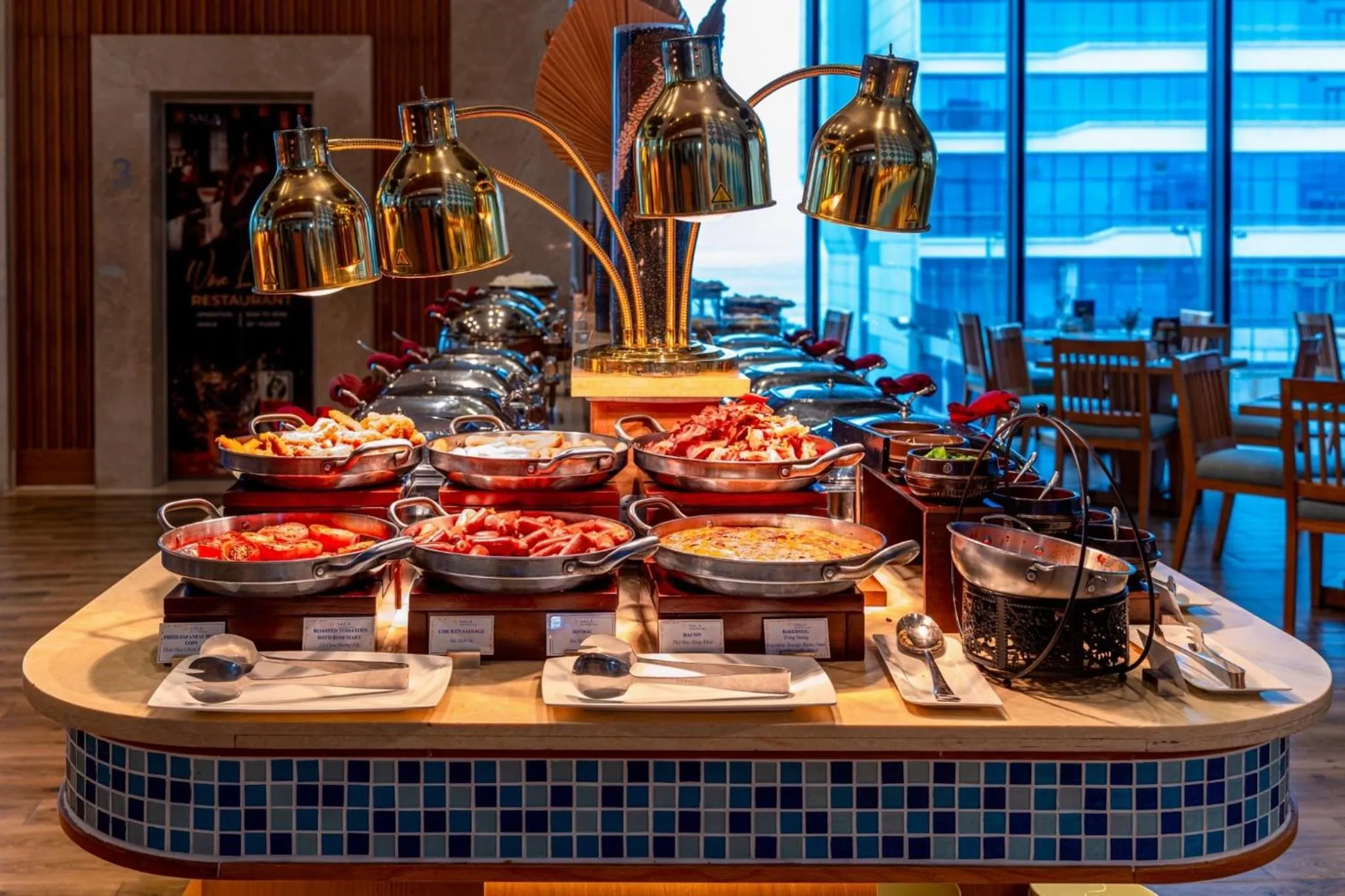 Buffet breakfast in Sala Danang Beach Hotel