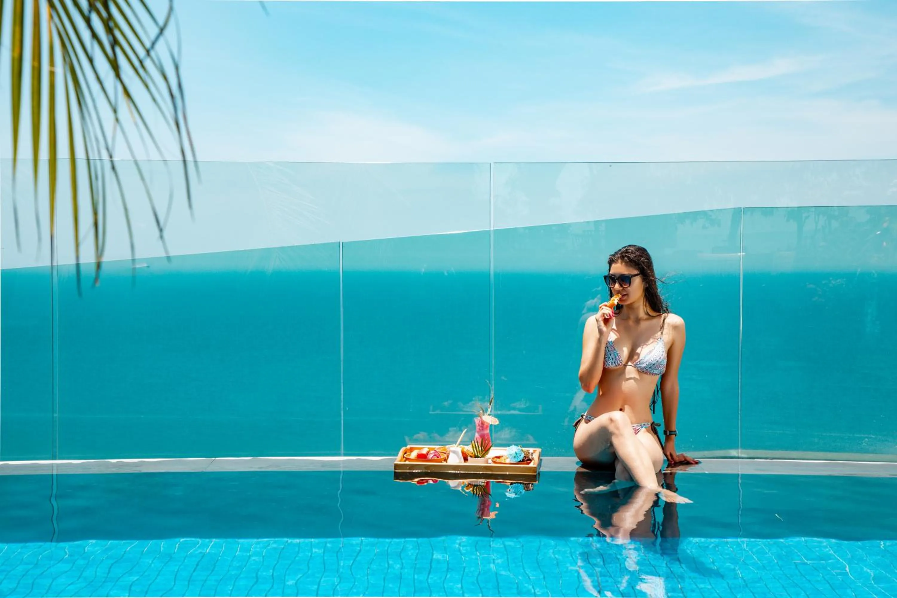 Pool view in Sala Danang Beach Hotel