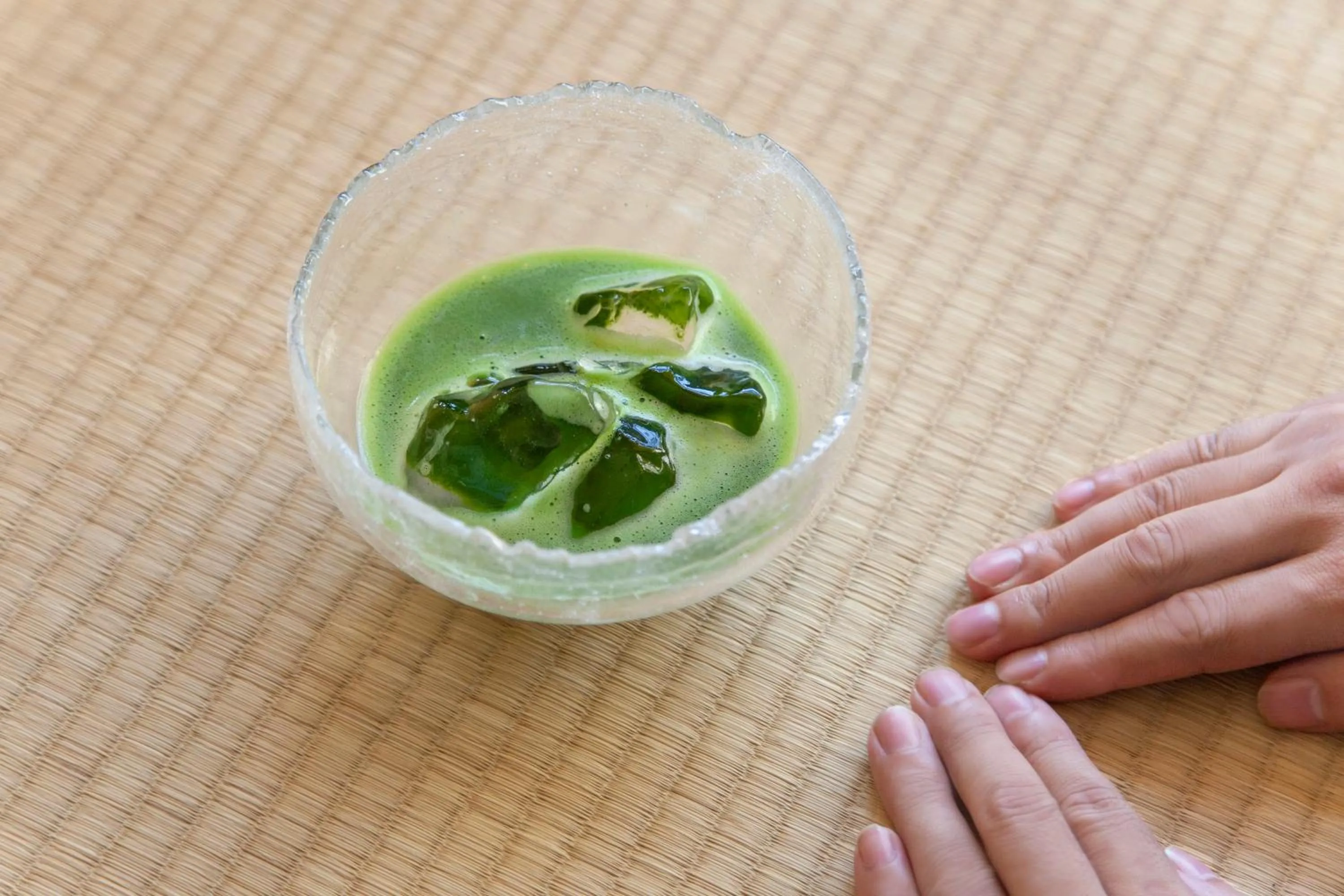 Food and drinks in modern ryokan kishi-ke