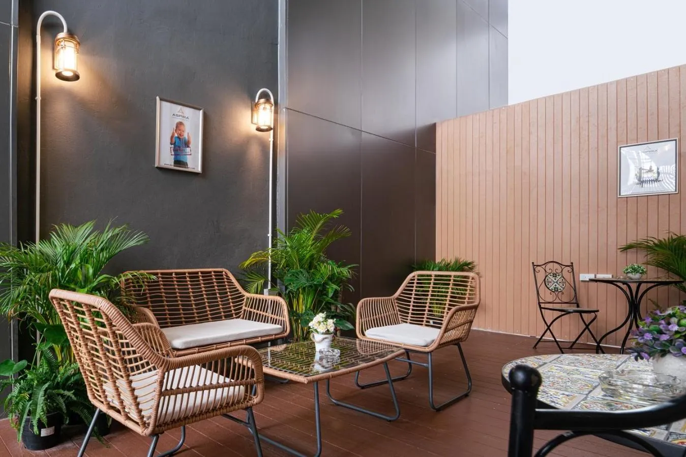 Seating area in Aspira Gems Center Silom