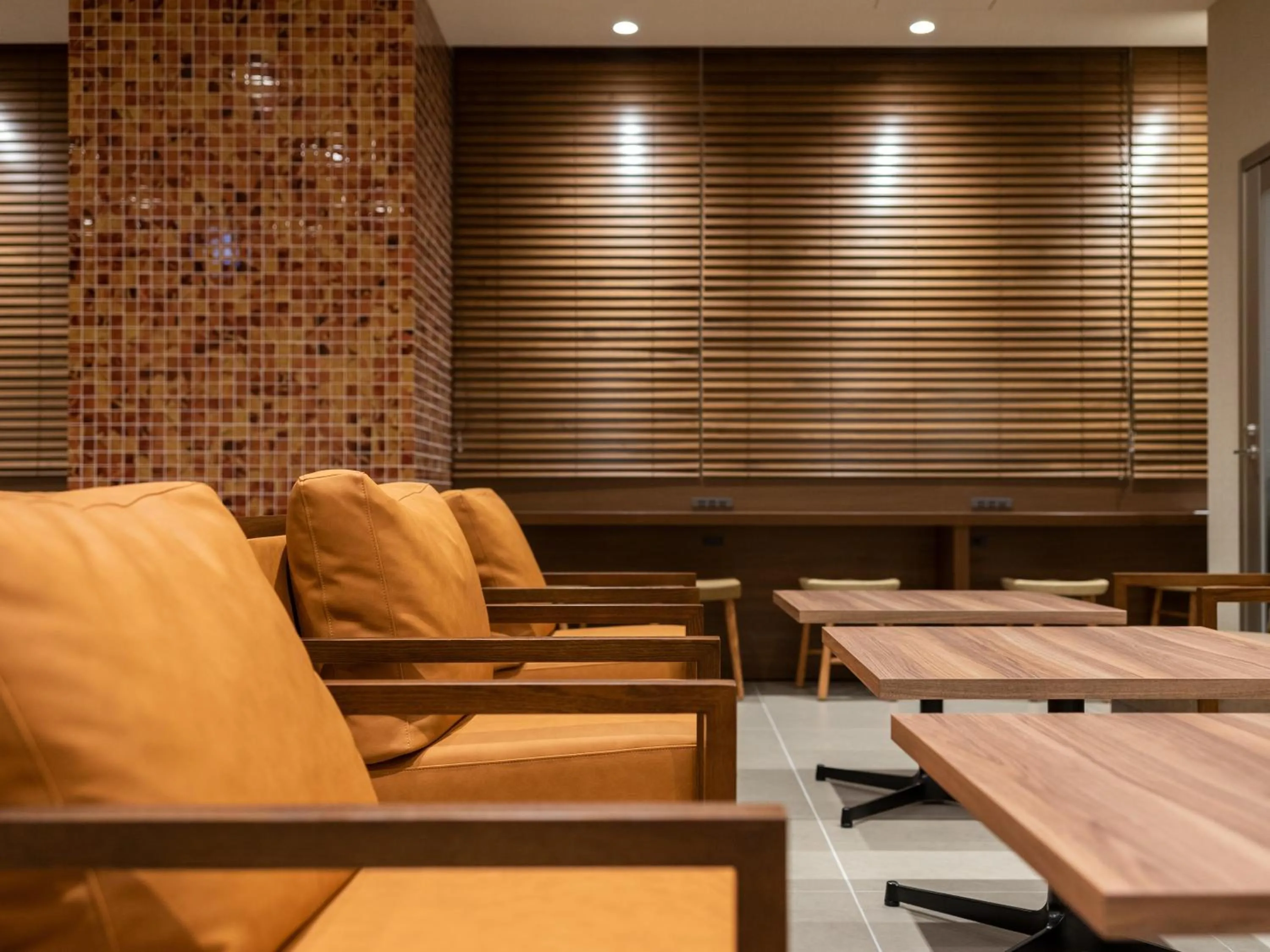 Lounge or bar in Super Hotel Premier Obihiro Ekimae