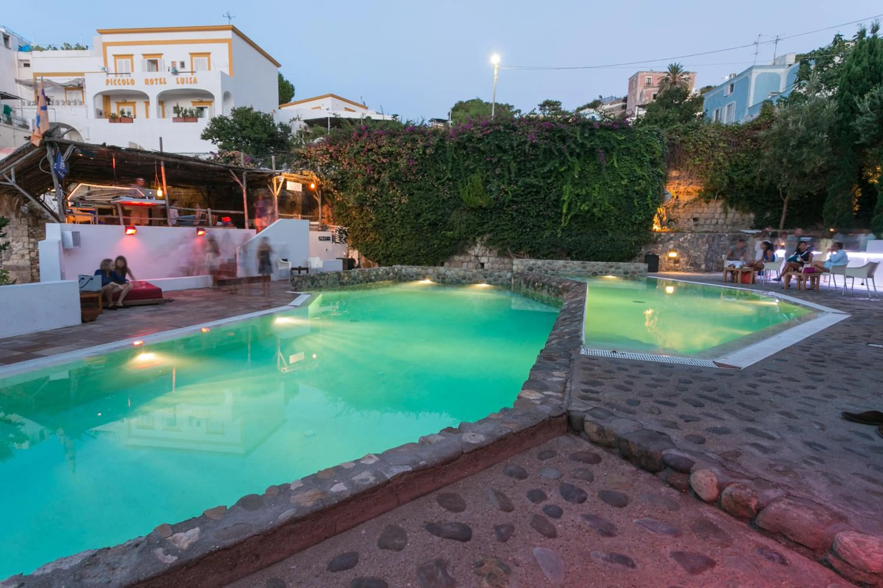 Swimming pool in Grand Hotel Santa Domitilla