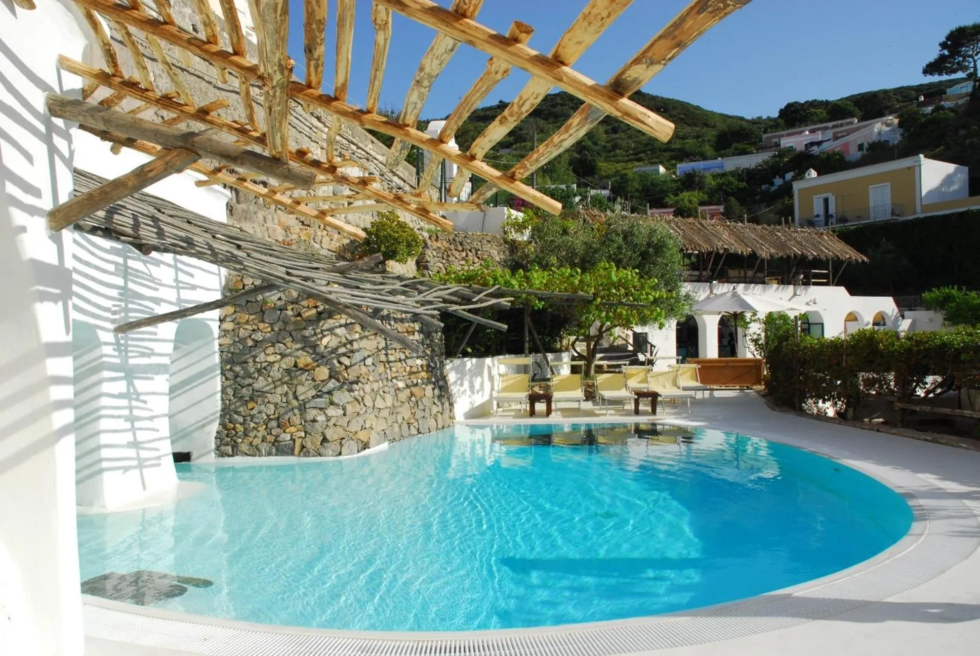 Swimming pool in Grand Hotel Santa Domitilla