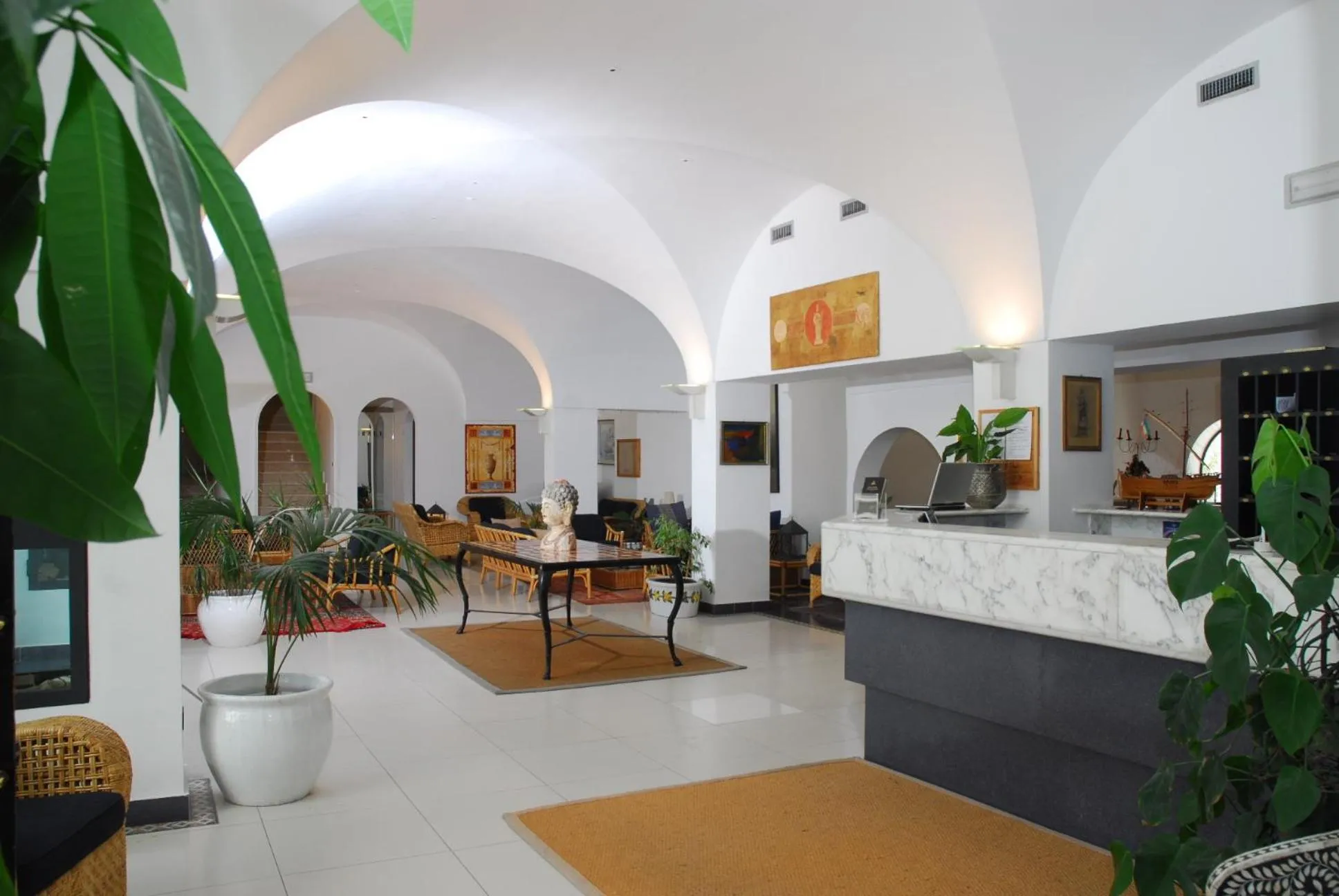 Lobby or reception in Grand Hotel Santa Domitilla