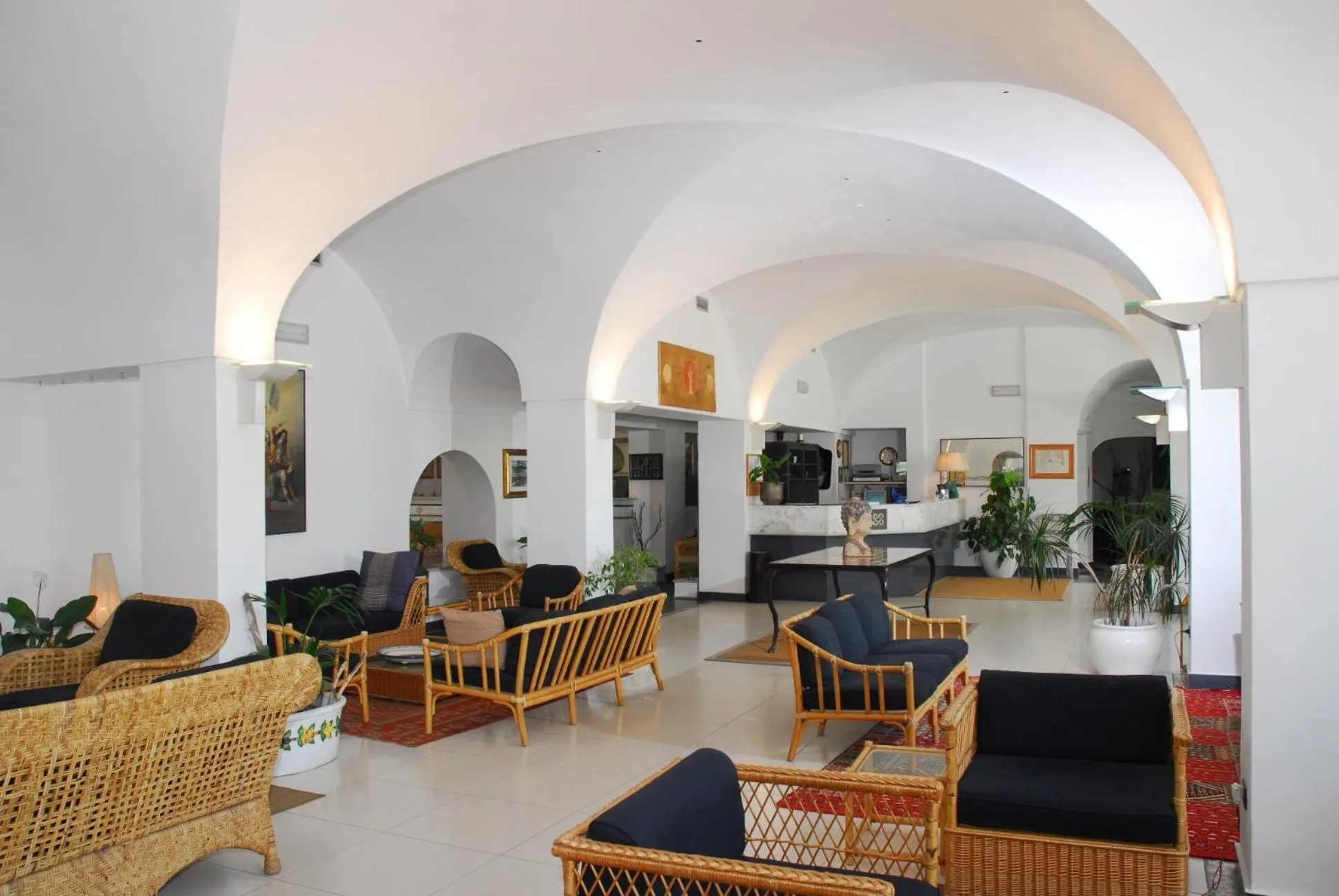 Lobby or reception in Grand Hotel Santa Domitilla