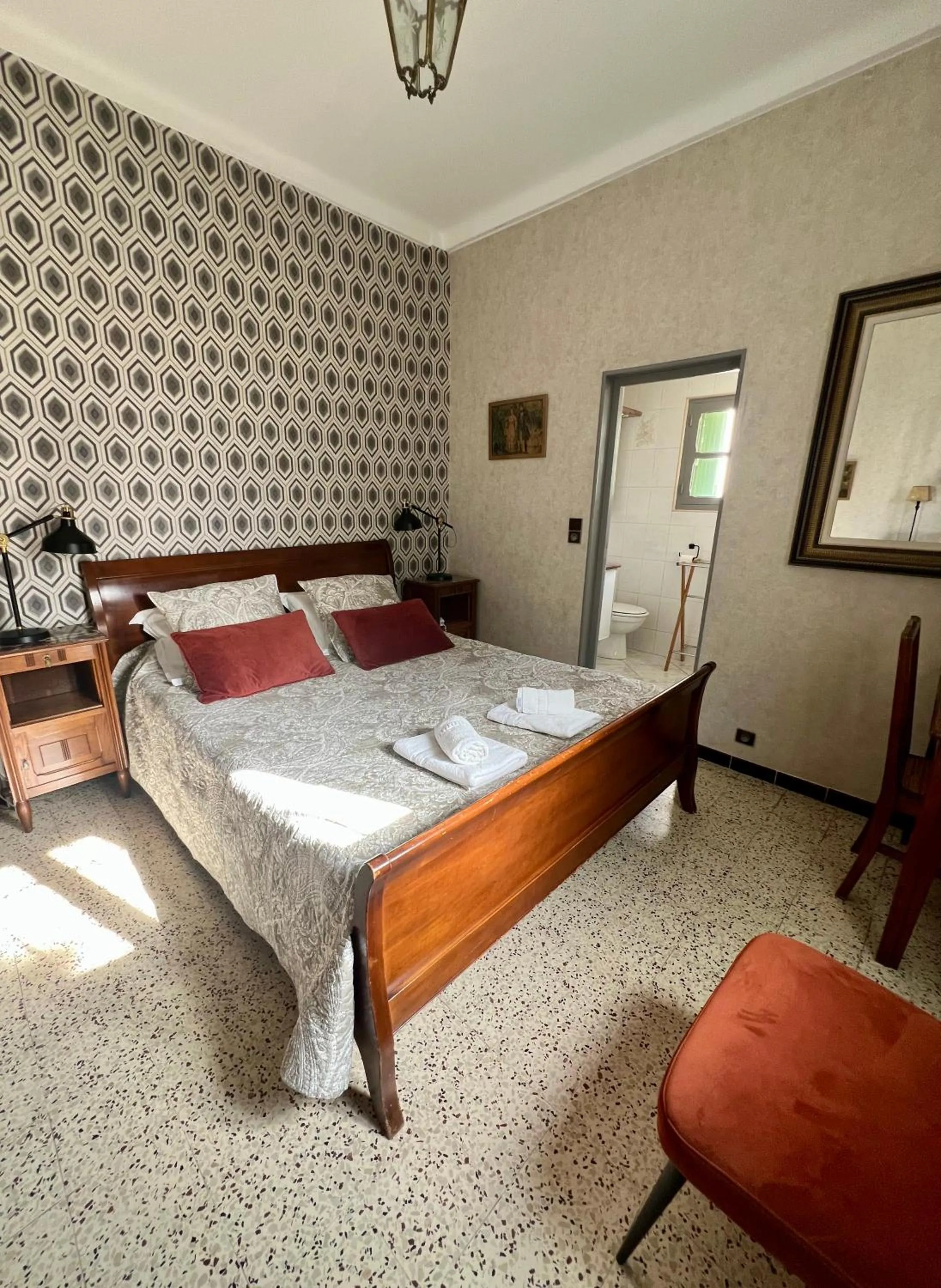 Photo of the whole room, Bed in Hotel Le Ponteil