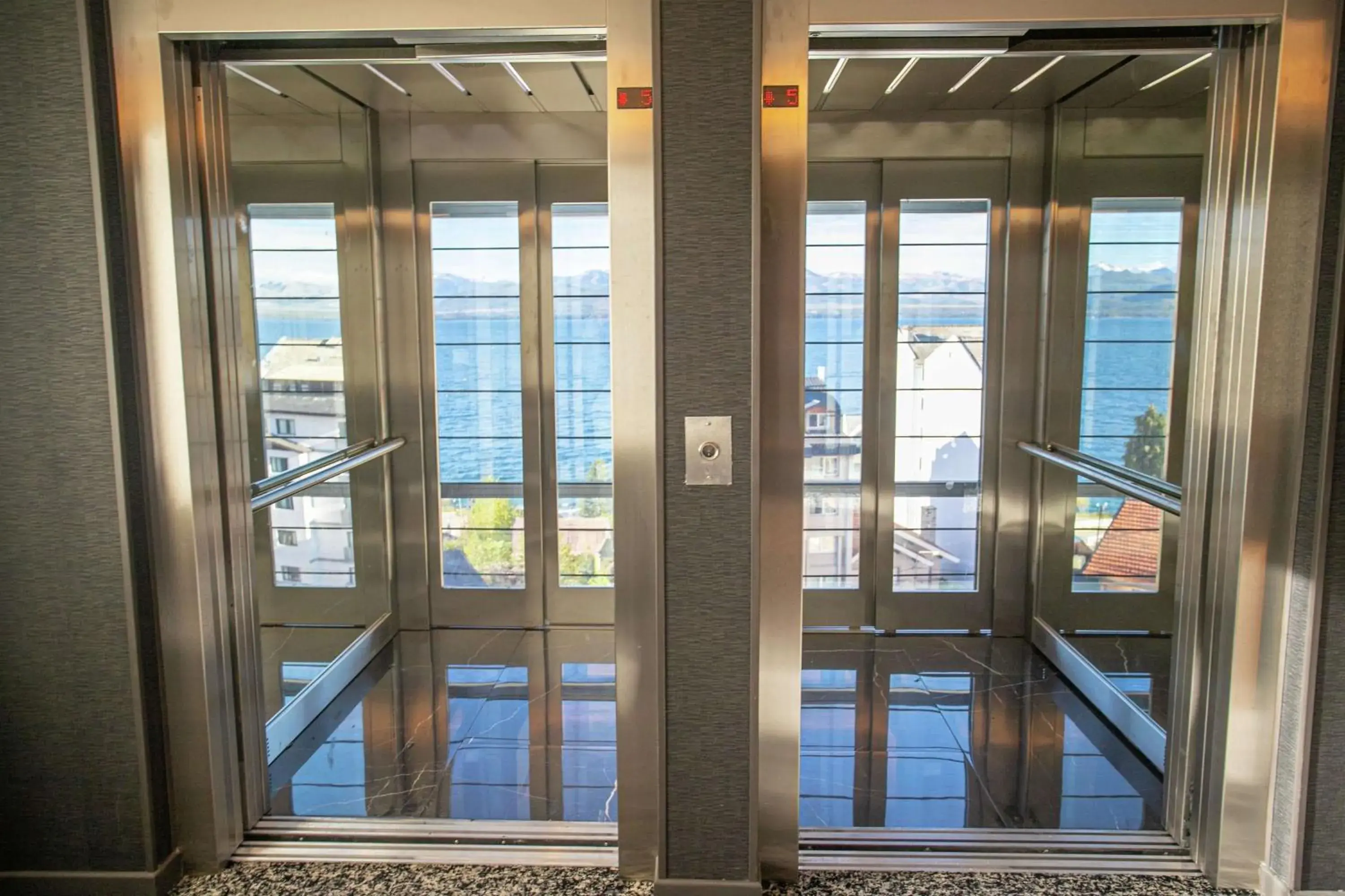 Lobby or reception in Hampton By Hilton Bariloche Lobby or reception in Hampton By Hilton Bariloche