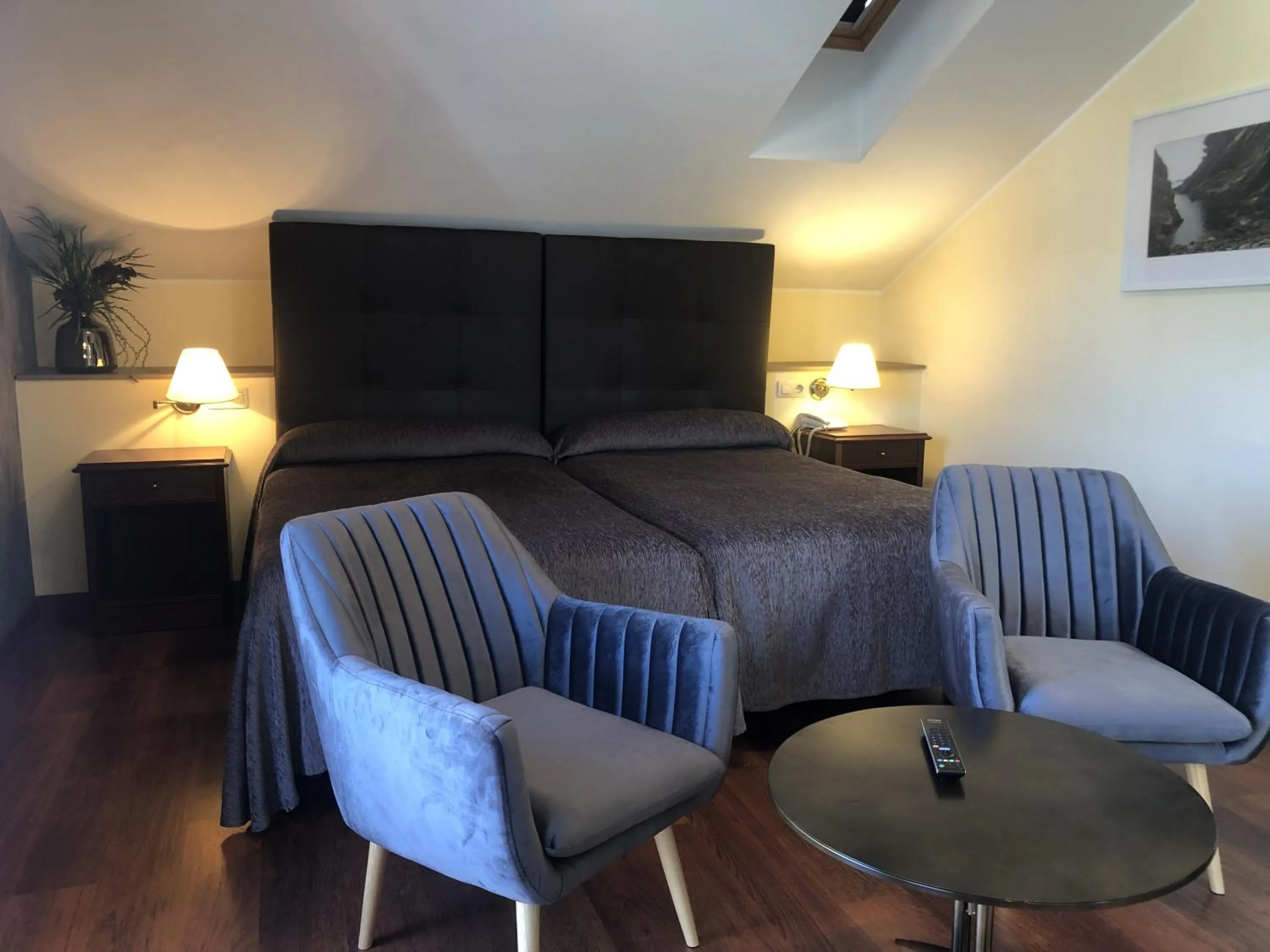 Bed in Hotel Verdemar