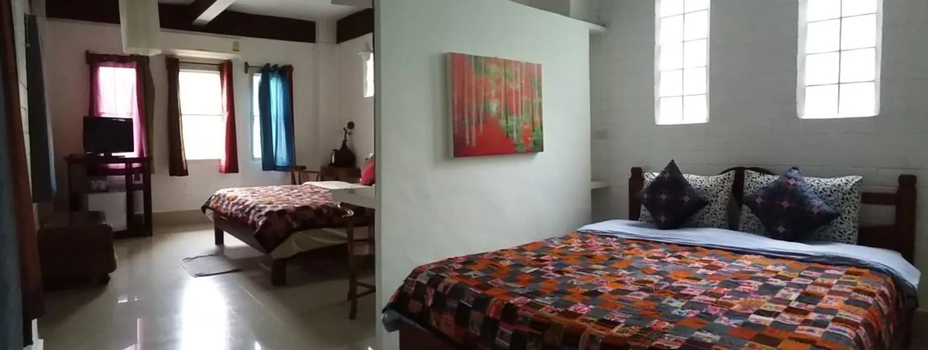 Bed in Banthorphan Resort