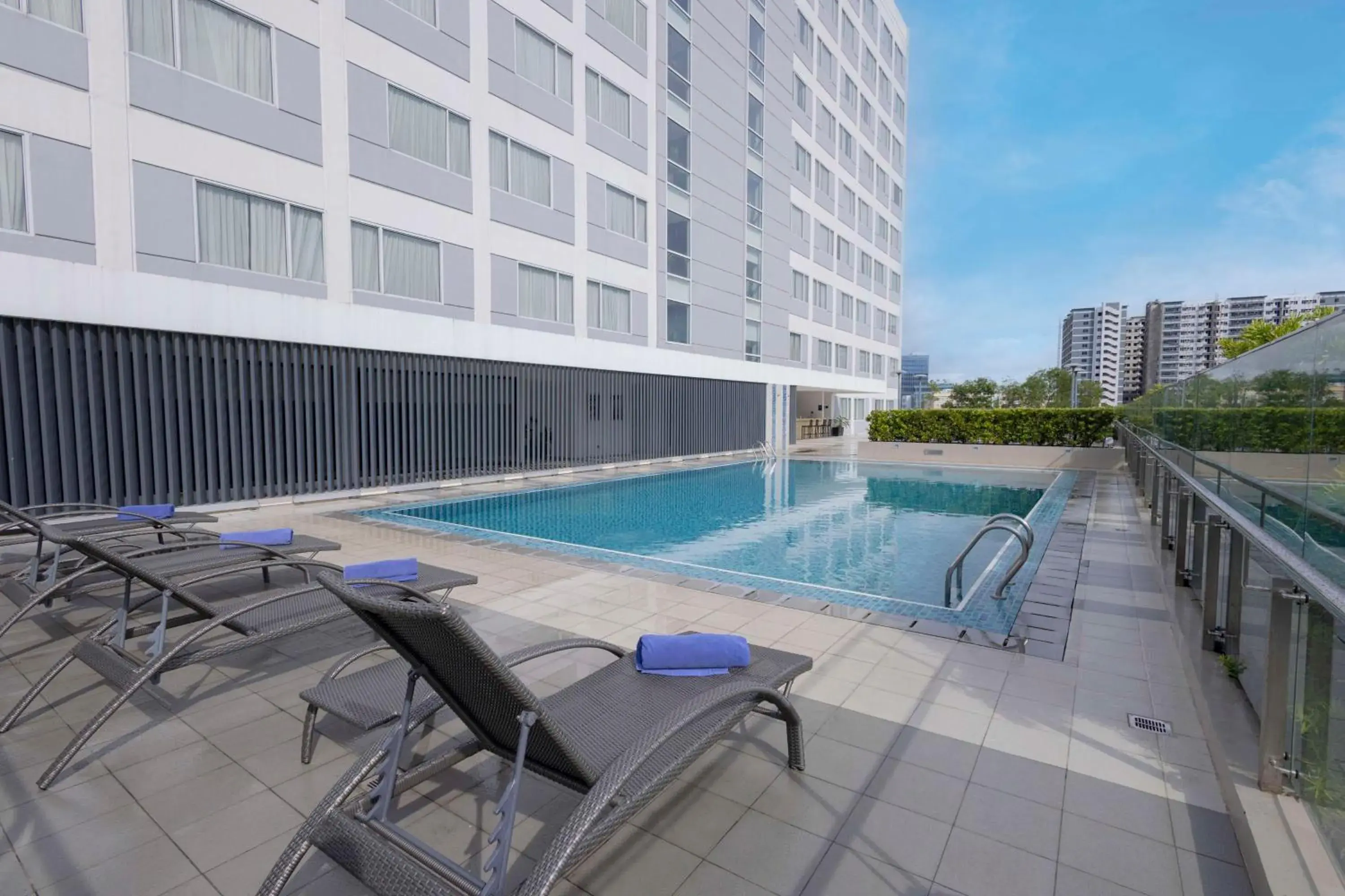 Pool view in Park Inn By Radisson Iloilo Pool view in Park Inn By Radisson Iloilo