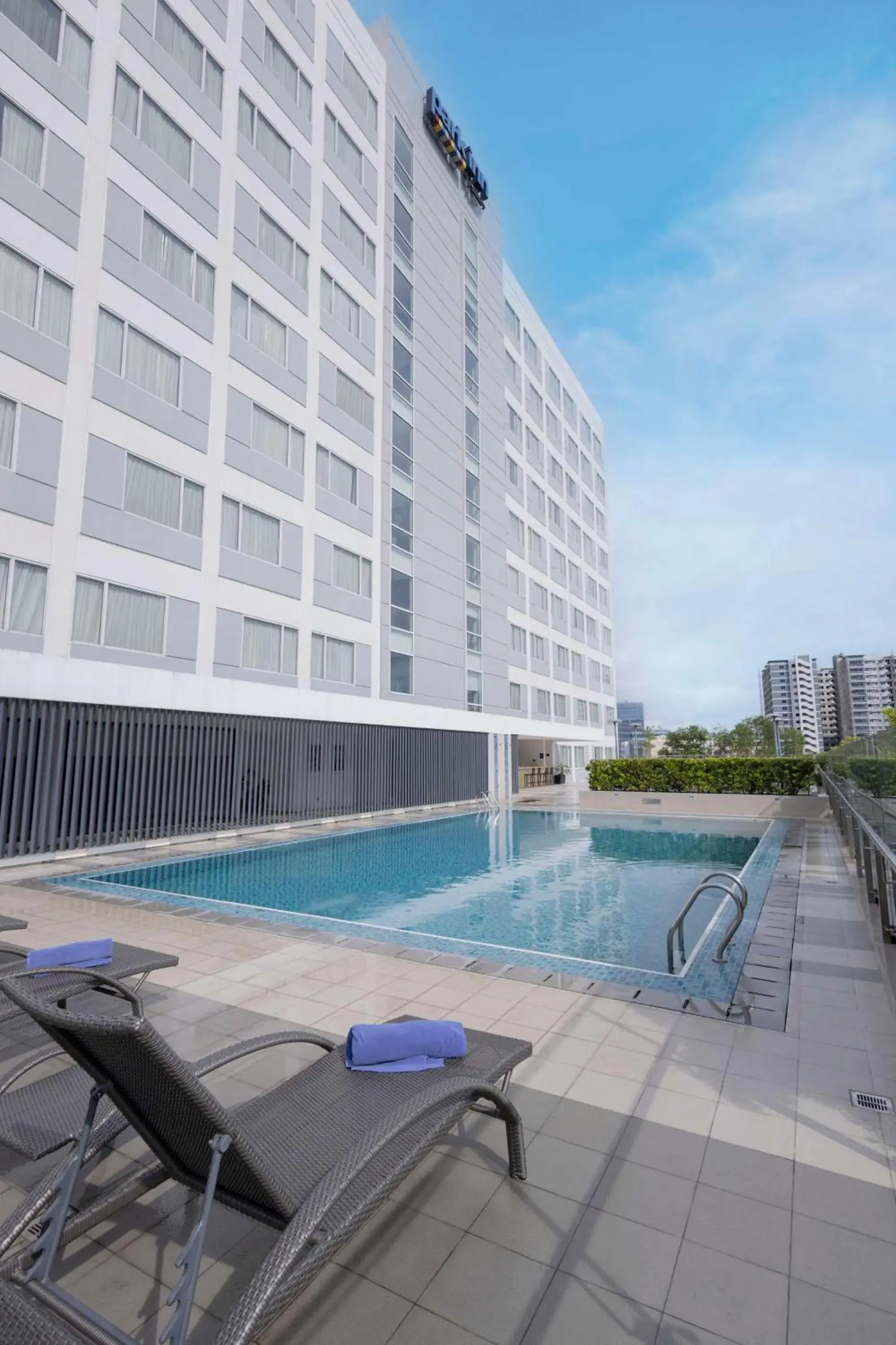 Pool view in Park Inn By Radisson Iloilo Pool view in Park Inn By Radisson Iloilo