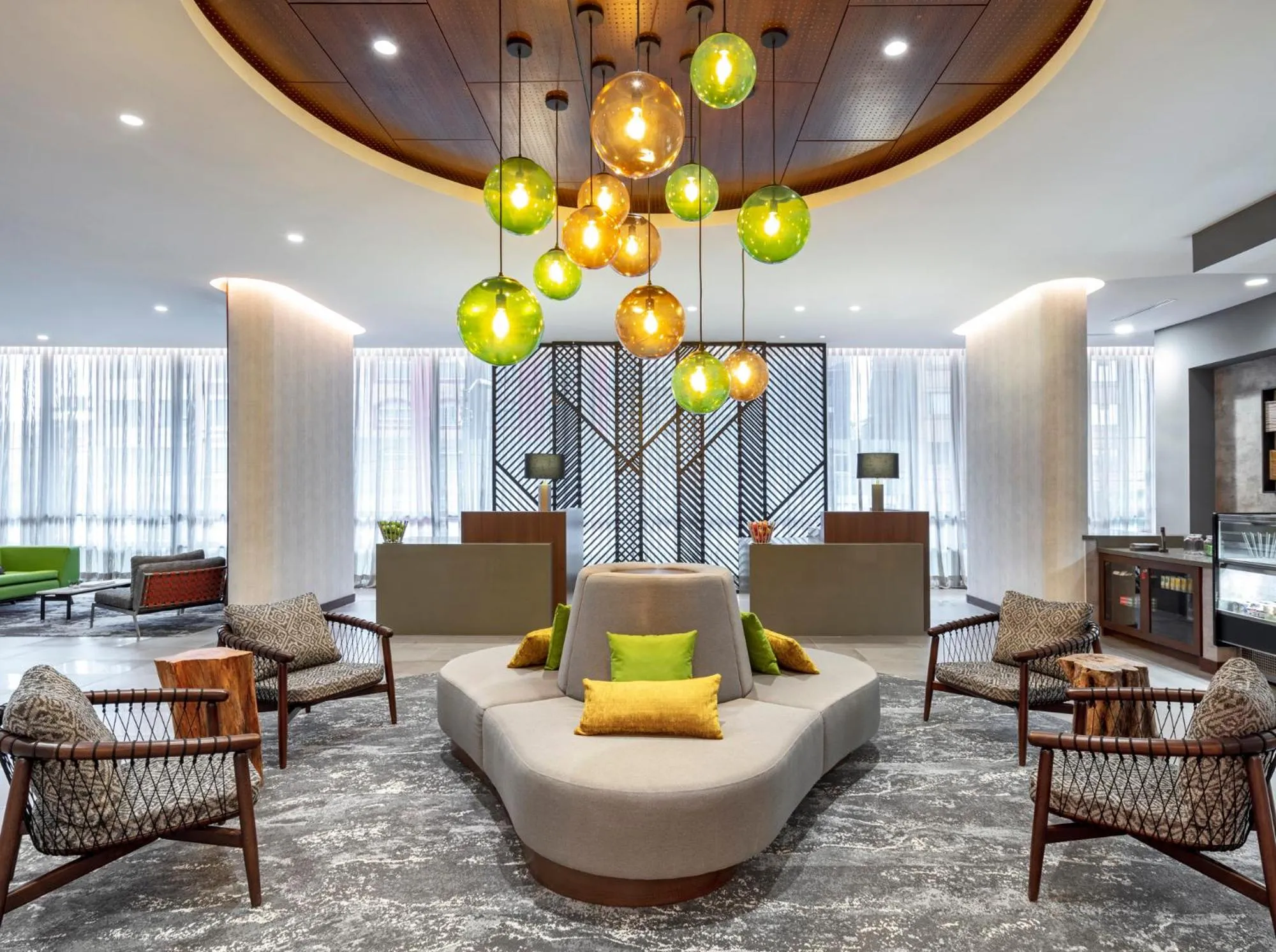 Lobby or reception in Hyatt Place Bogota Convention Center