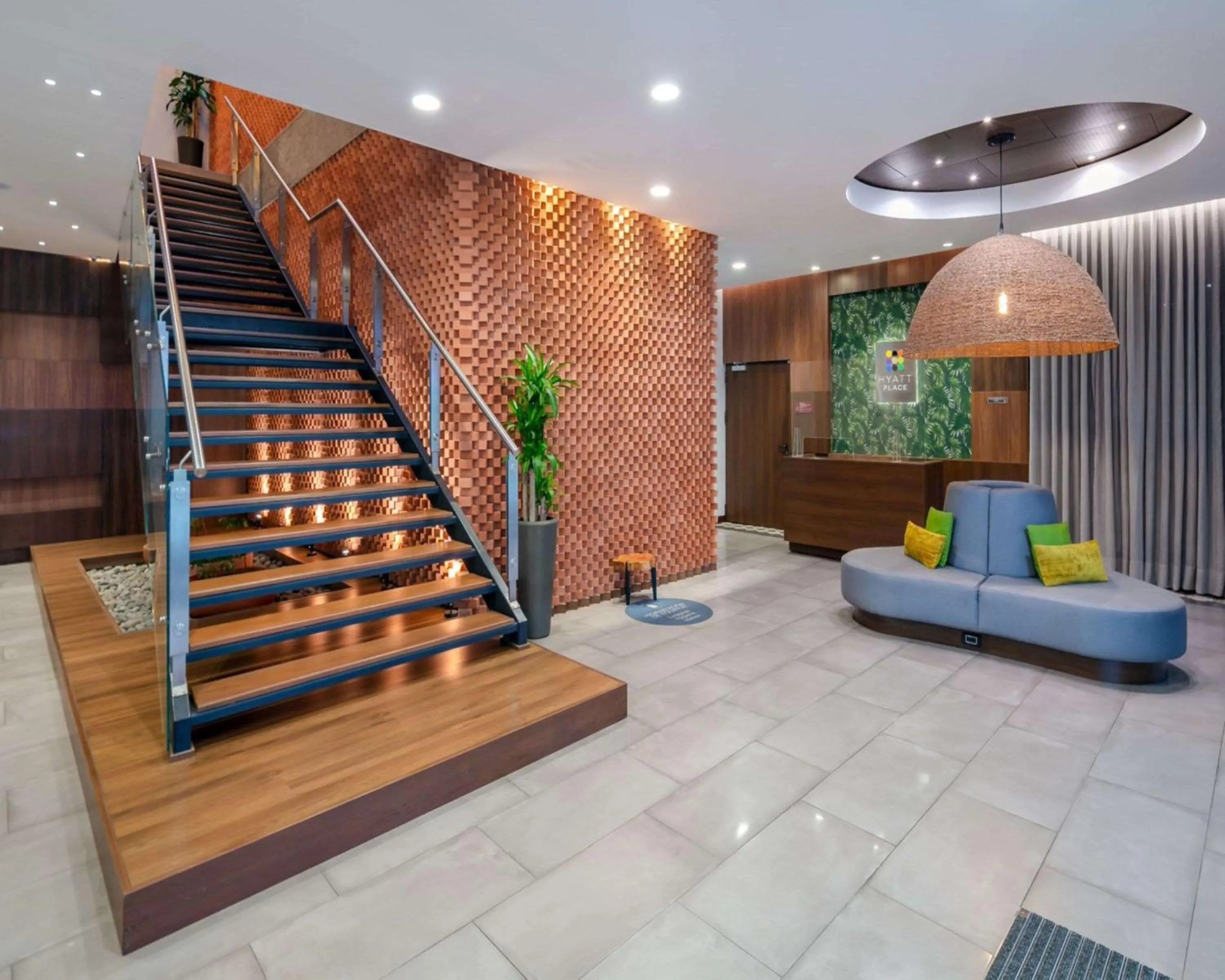 Lobby or reception in Hyatt Place Bogota Convention Center