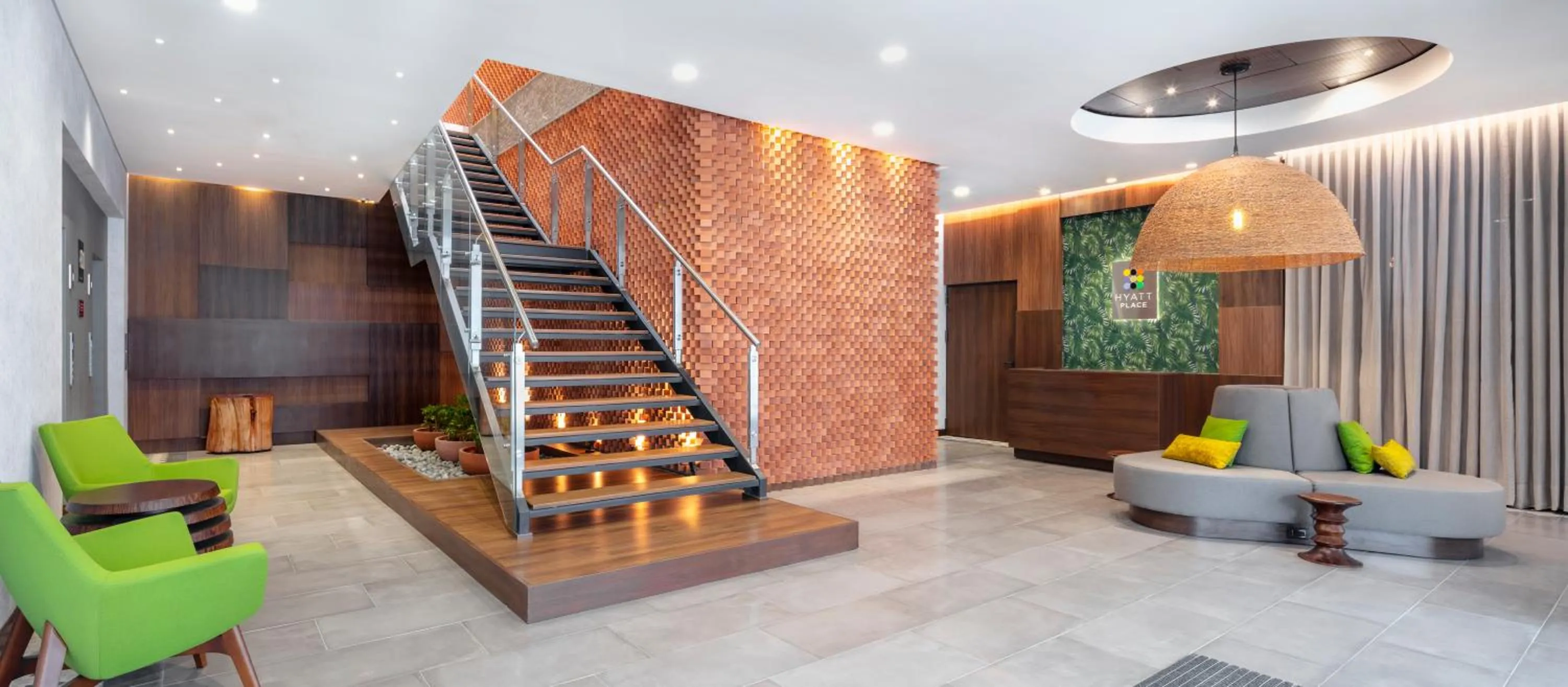 Lobby or reception in Hyatt Place Bogota Convention Center