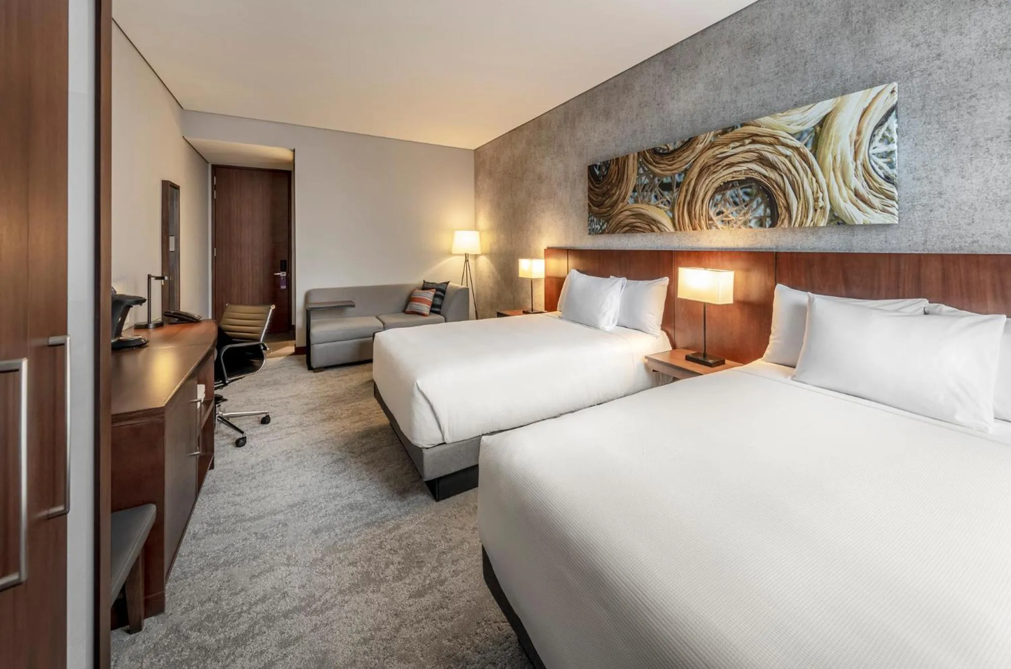 Seating area, Bed in Hyatt Place Bogota Convention Center