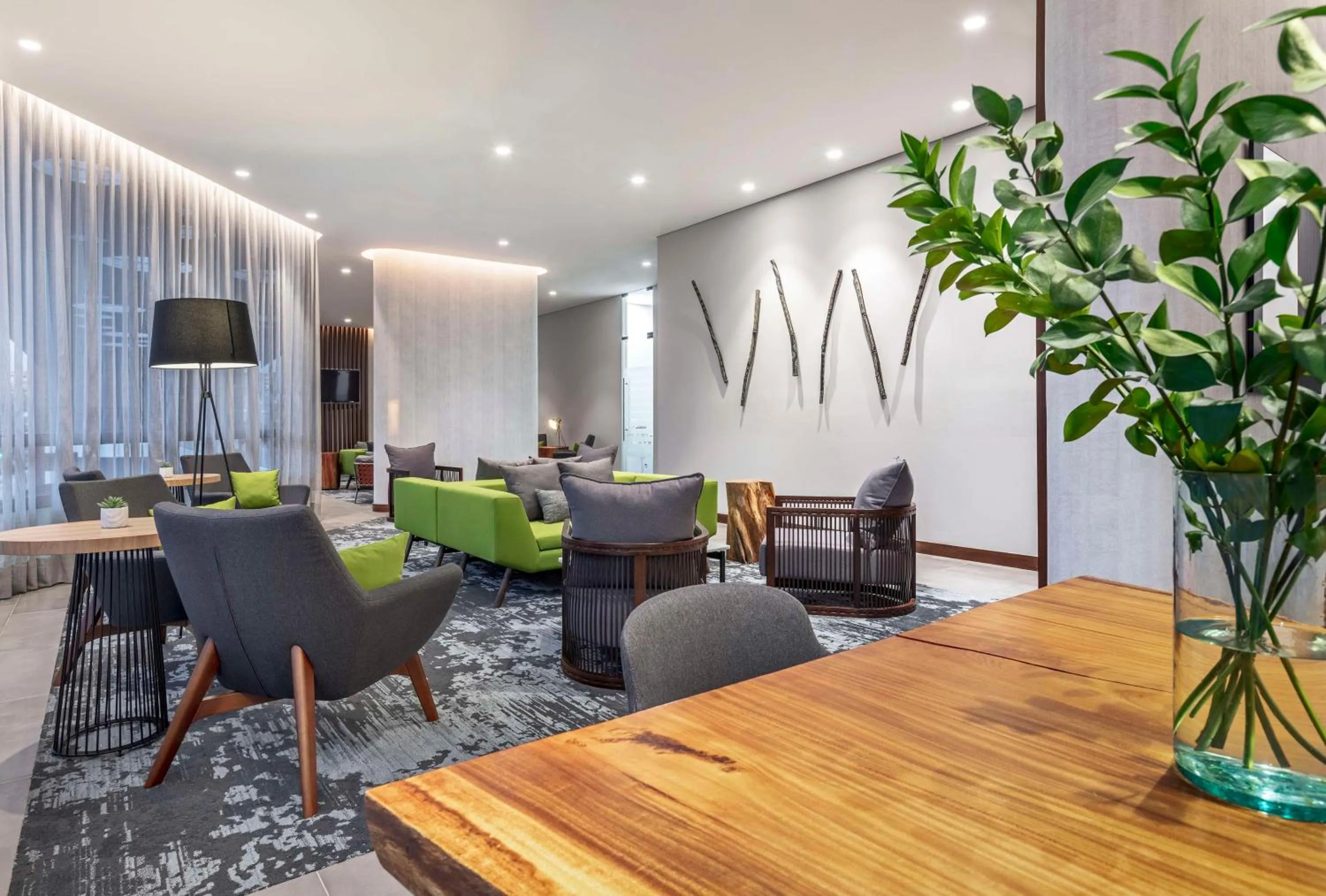 Lobby or reception in Hyatt Place Bogota Convention Center