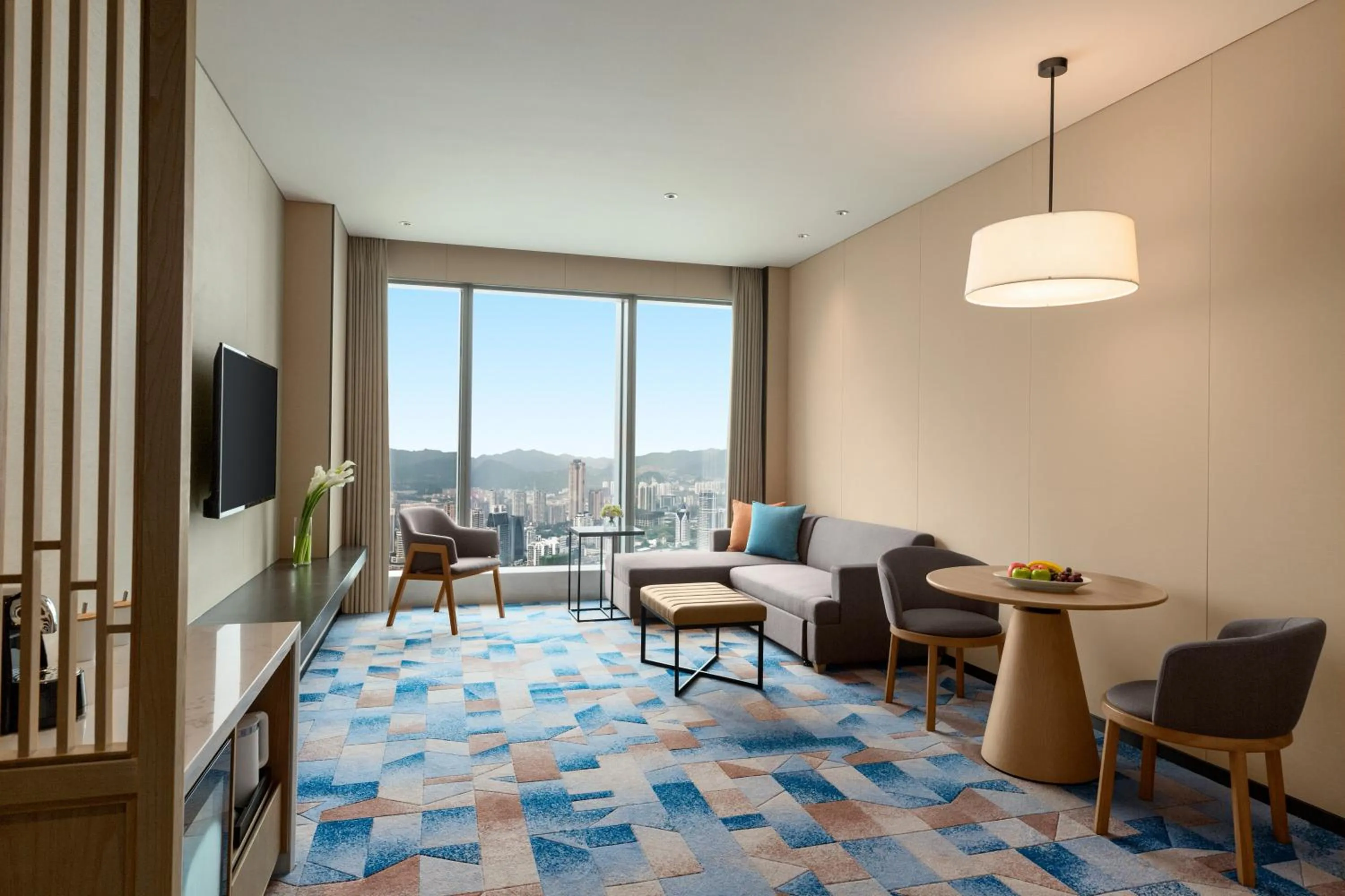 Seating area in Hyatt Place Liuzhou