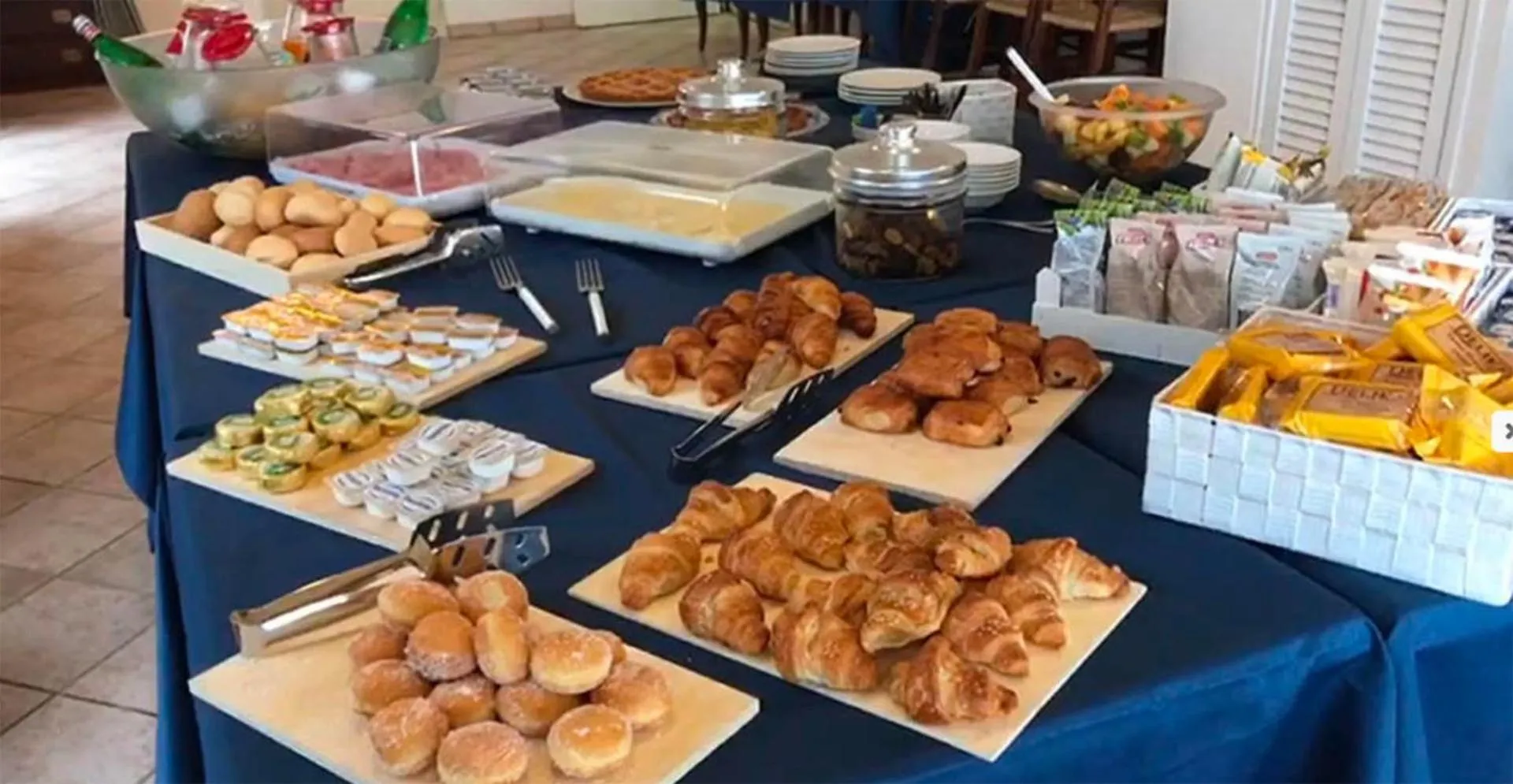 Food and drinks in Hotel la Conchiglia