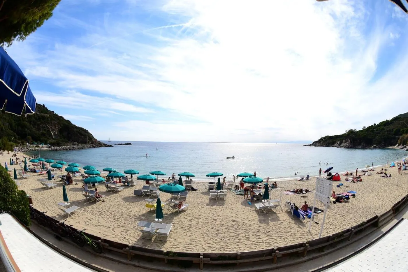 Beach in Hotel la Conchiglia